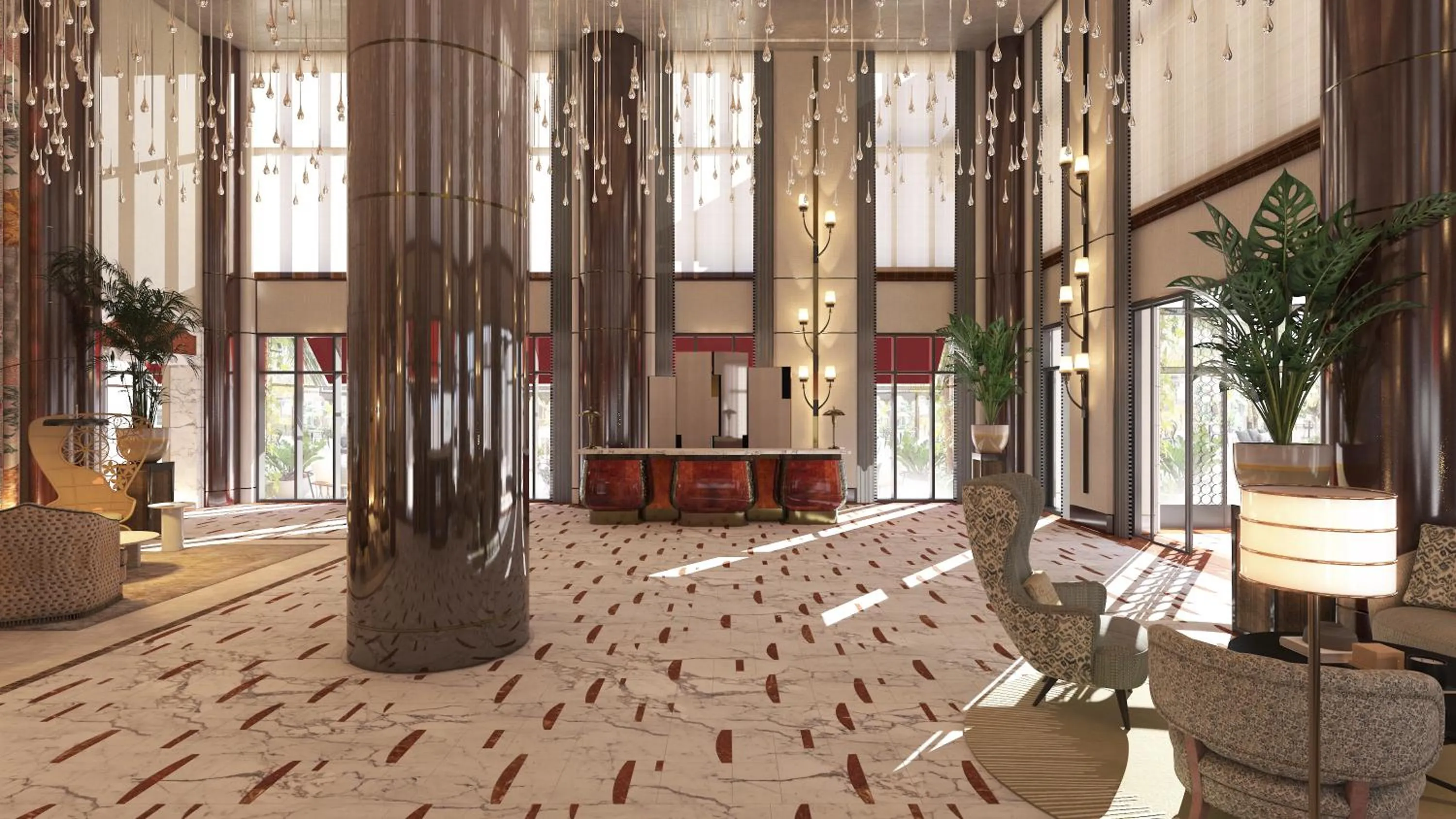 Lobby or reception in Altunizade Suites Istanbul, Curio Collection By Hilton