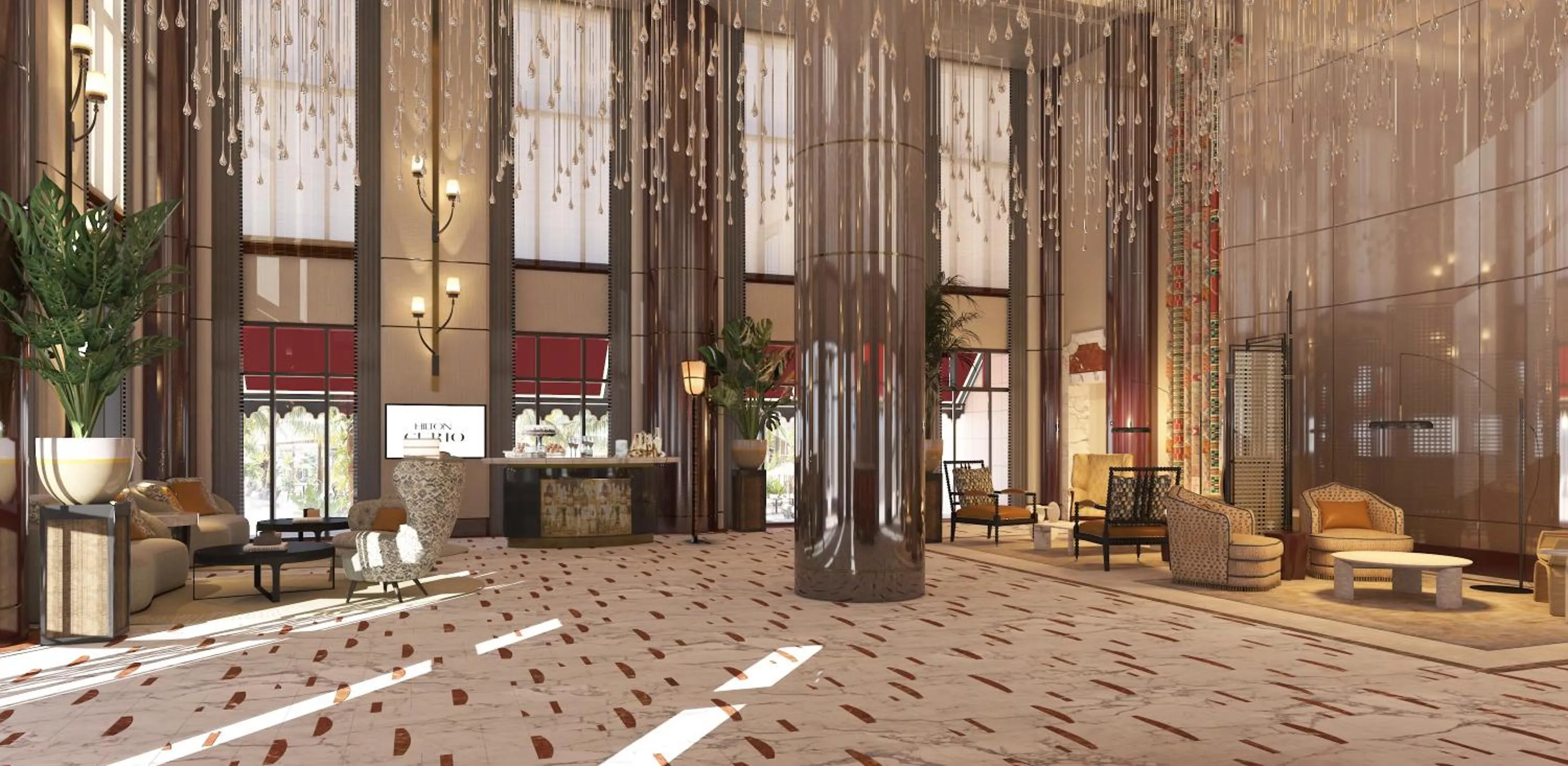 Lobby or reception in Altunizade Suites Istanbul, Curio Collection By Hilton