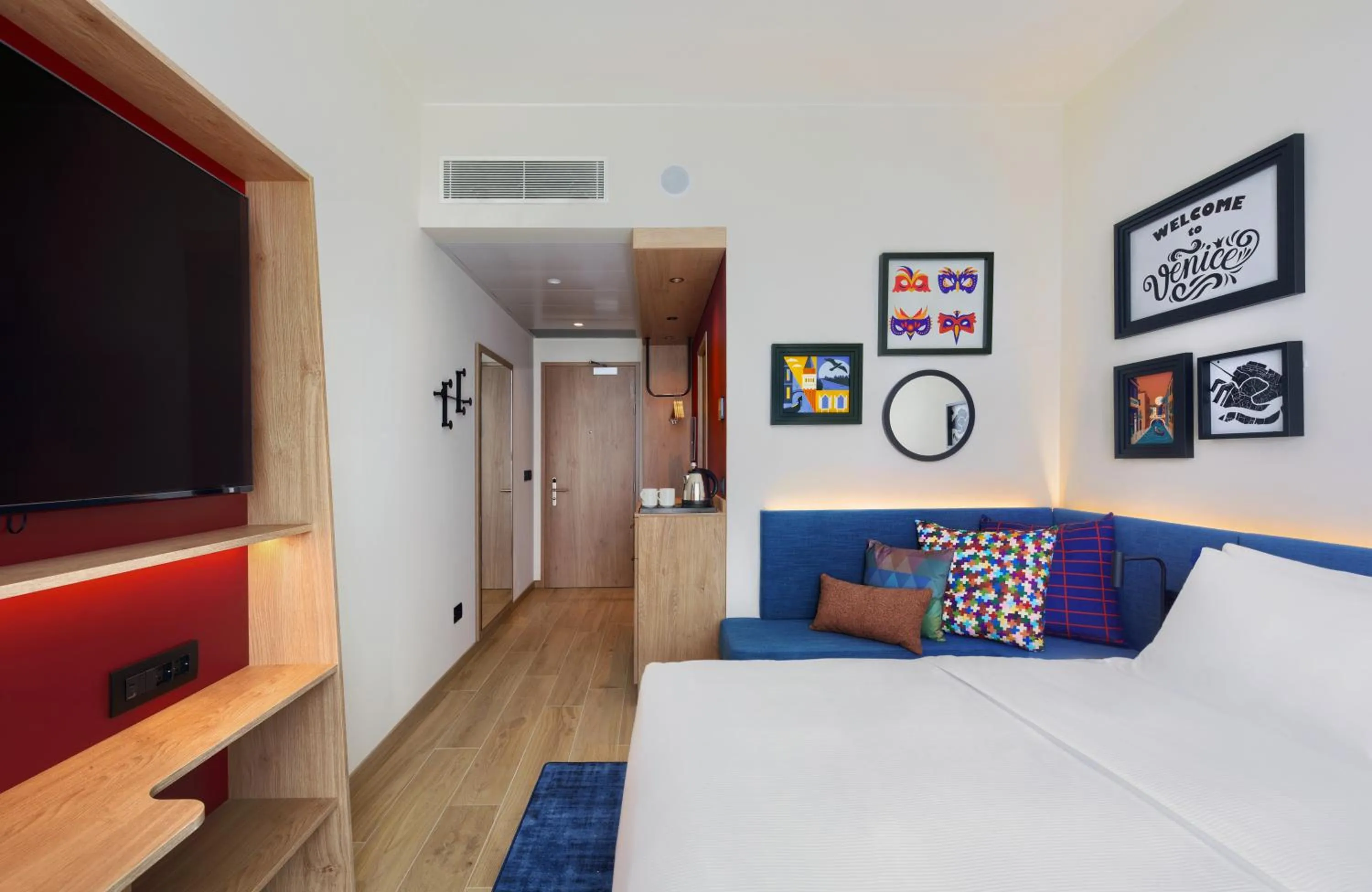 Bedroom, Bed in Hampton By Hilton Venice Isola Nuova