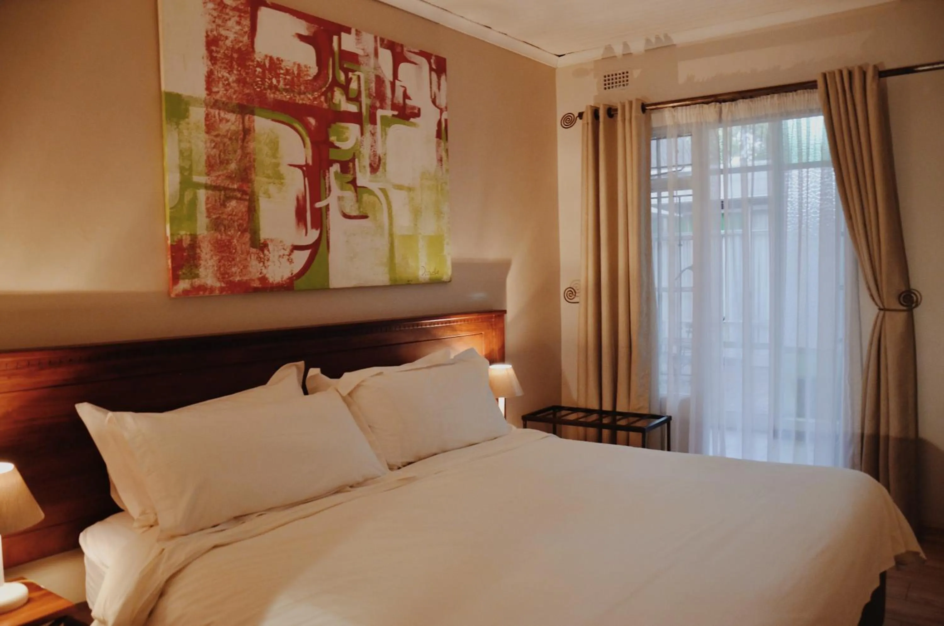 Bedroom, Bed in Malcolm Lodge