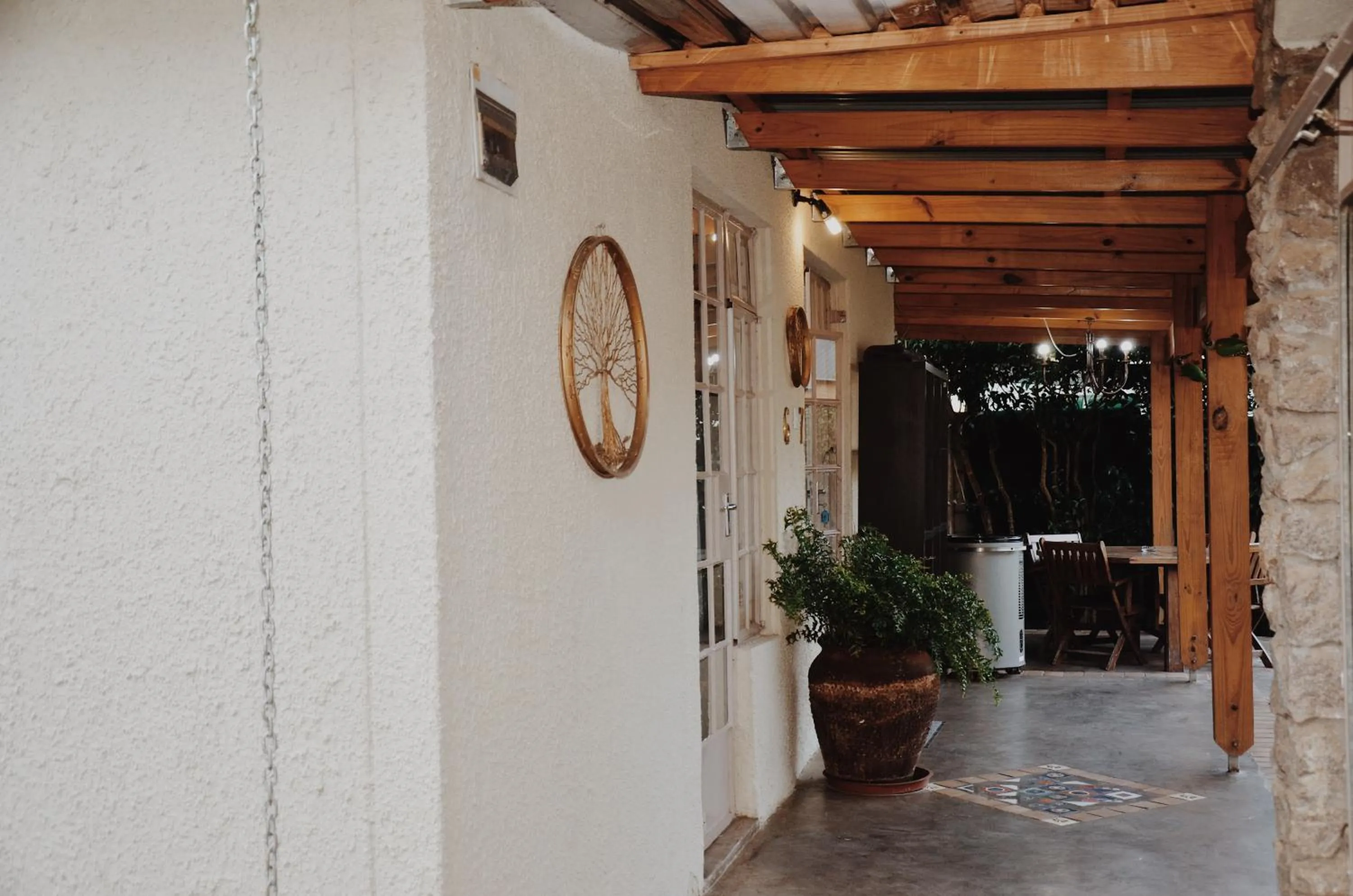 Patio in Malcolm Lodge