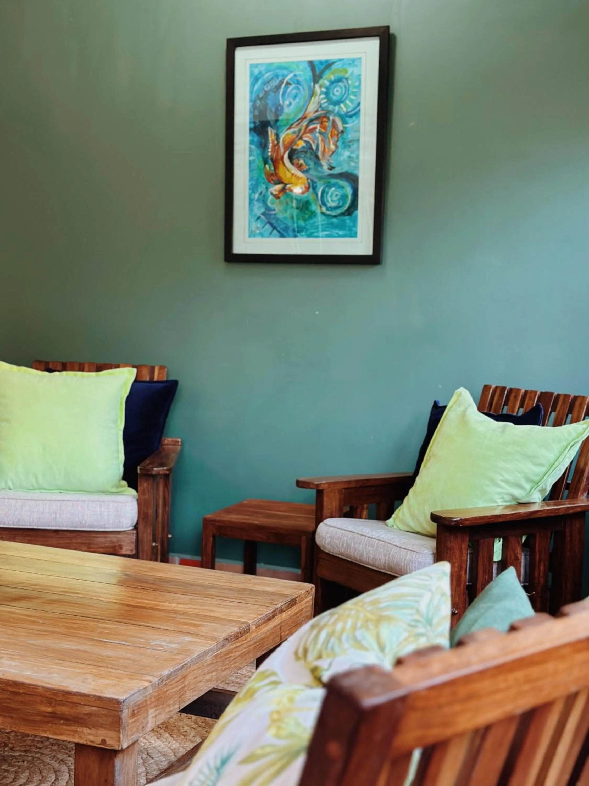 Patio in Malcolm Lodge