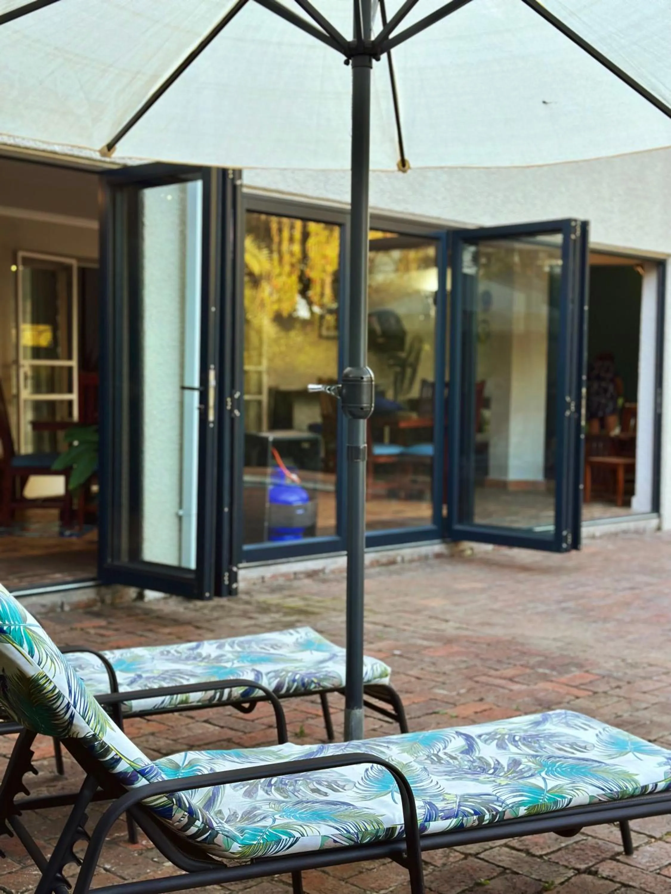 Patio in Malcolm Lodge