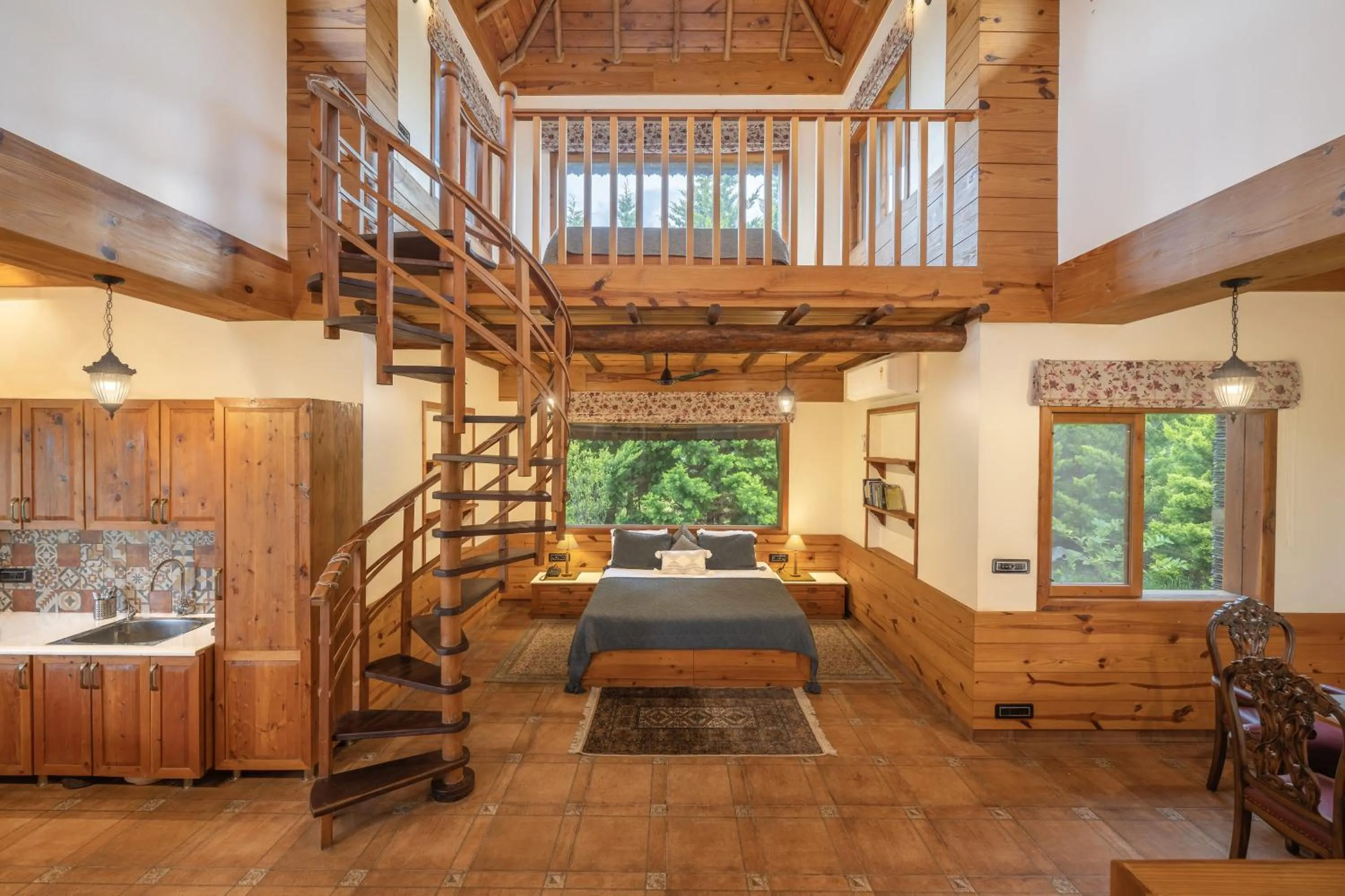 Photo of the whole room in Echor Hill Farm Cottages Palampur