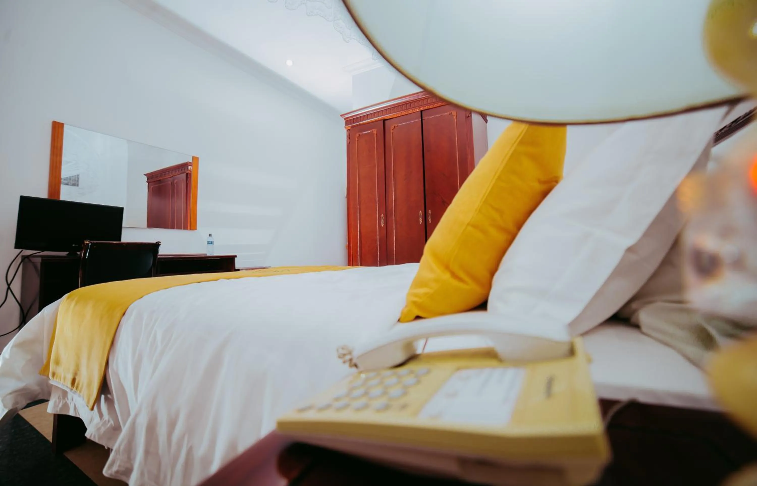 Bed in City Hill Hotel