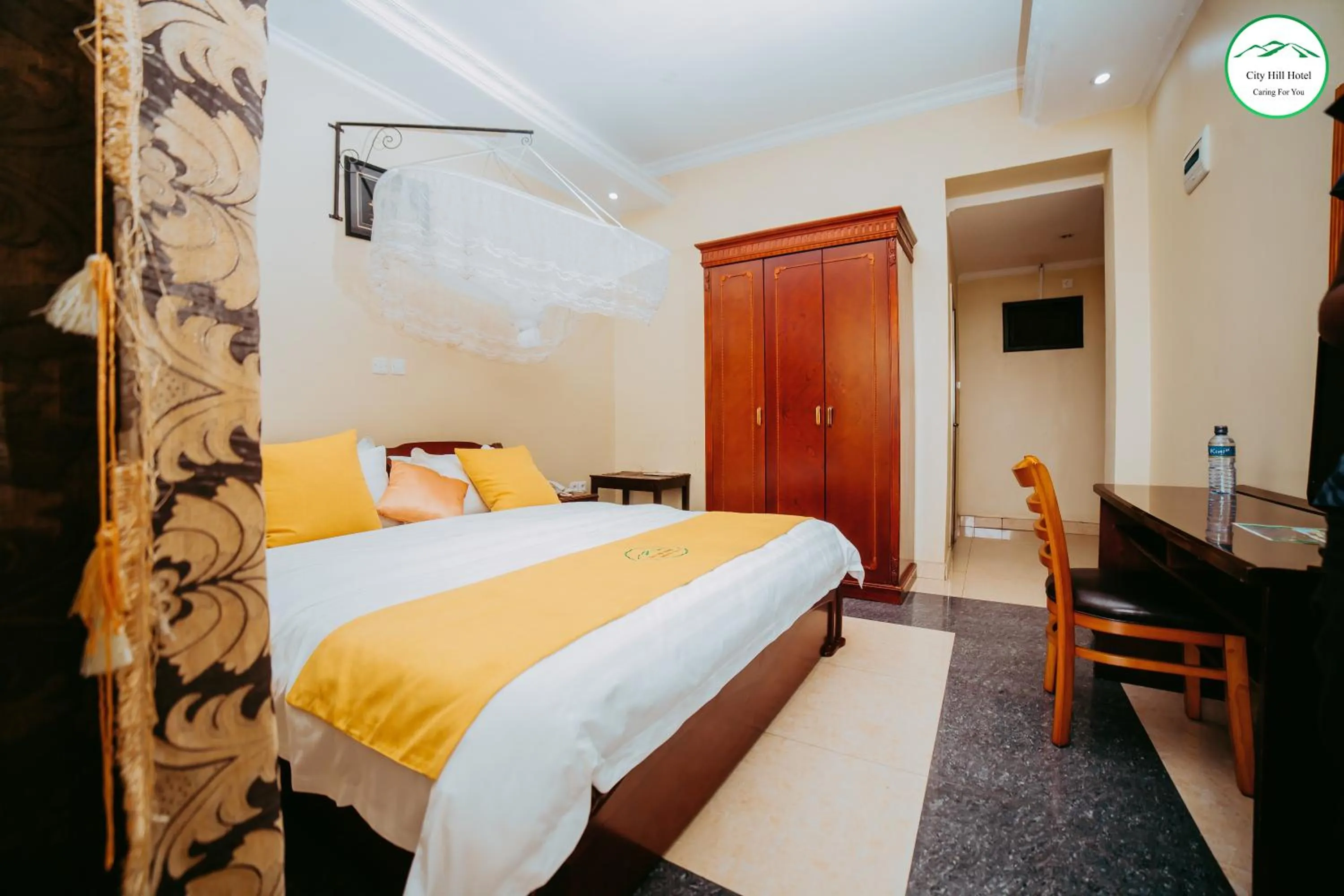 Bed in City Hill Hotel