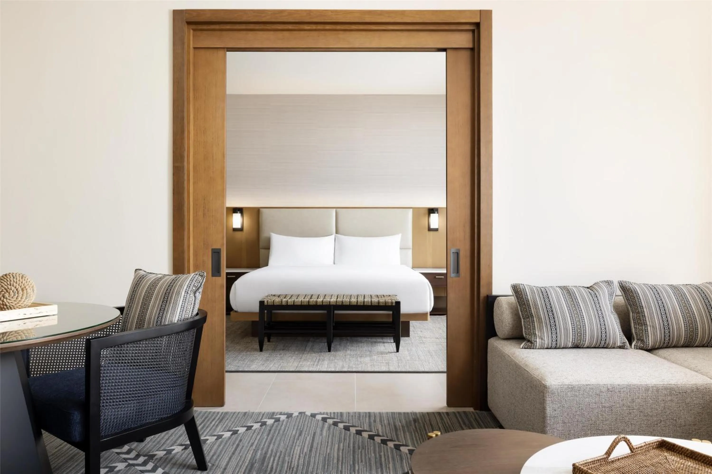 Living room, Bed in Hotel Santiago, Curio Collection By Hilton