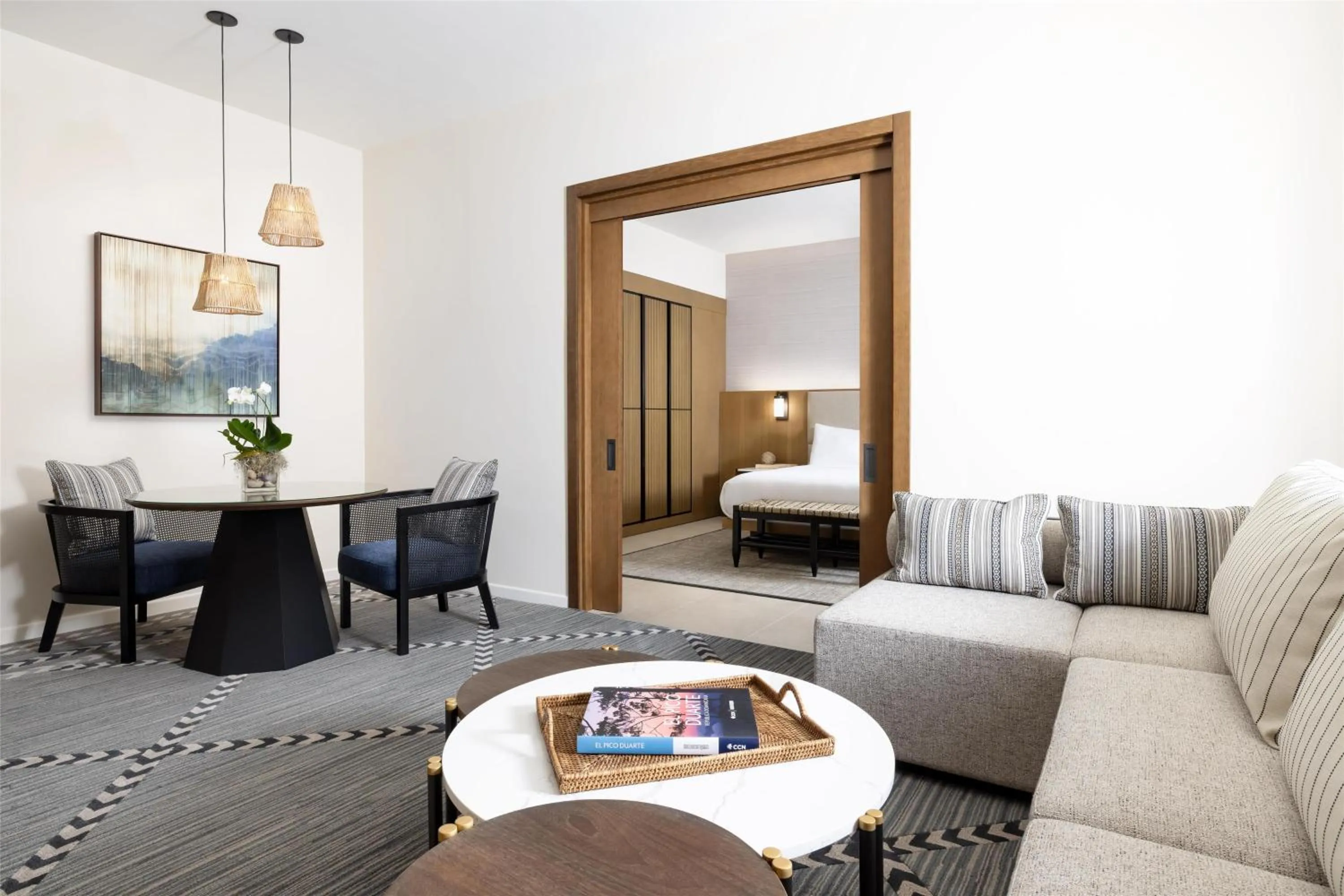 Living room, Bed in Hotel Santiago, Curio Collection By Hilton