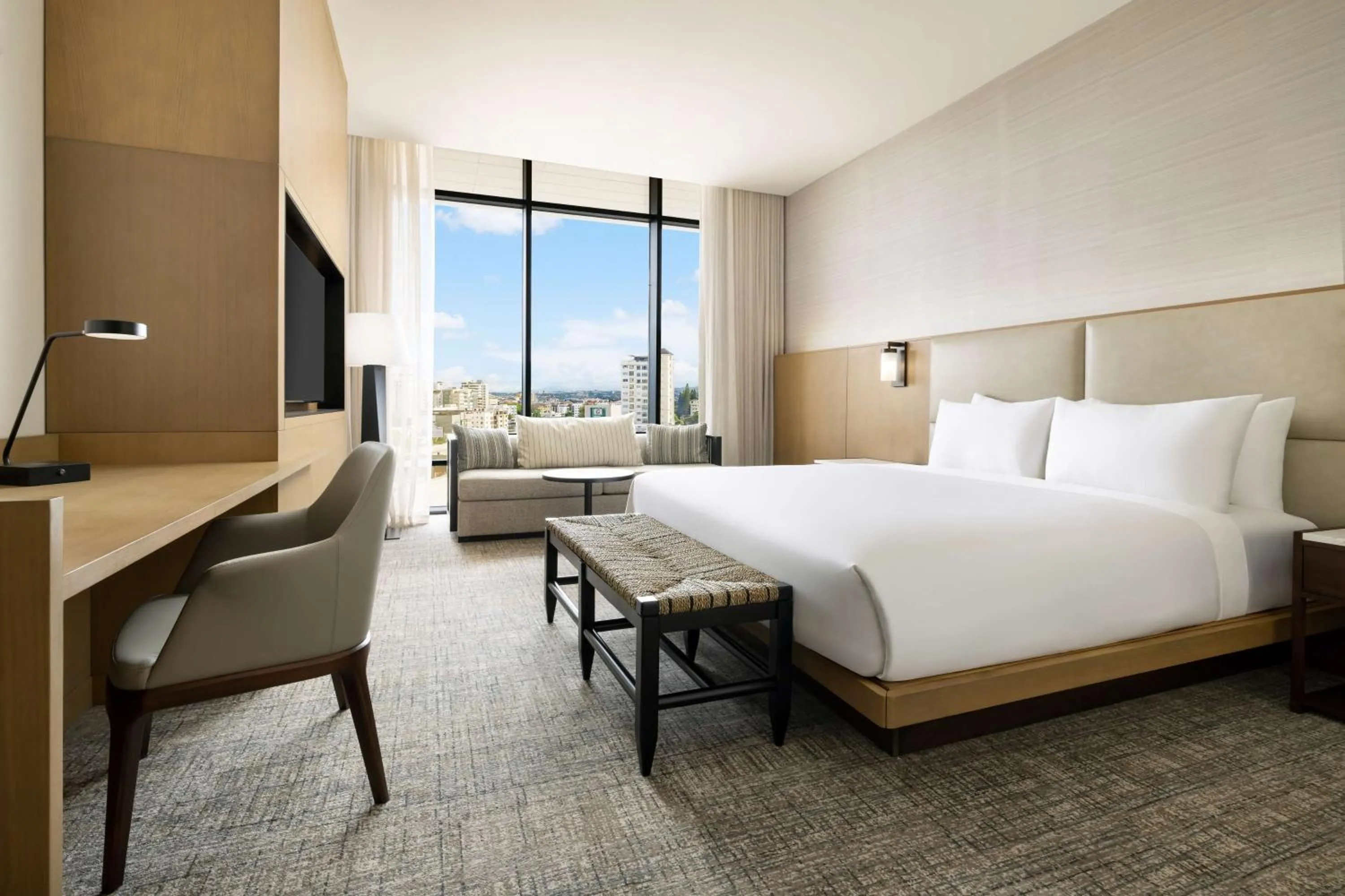 Bedroom, Bed in Hotel Santiago, Curio Collection By Hilton