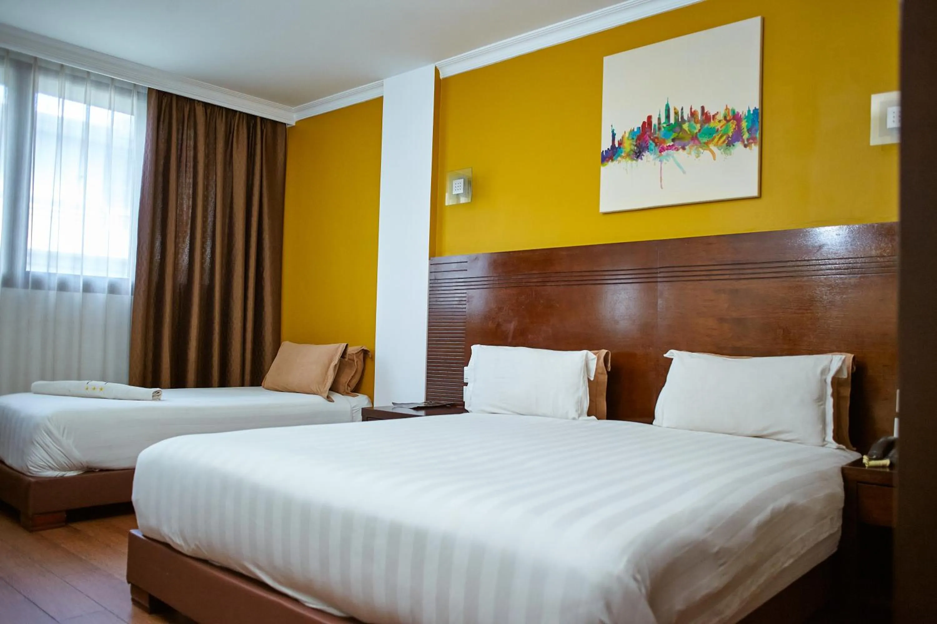 Bed in Central Hotel Tana