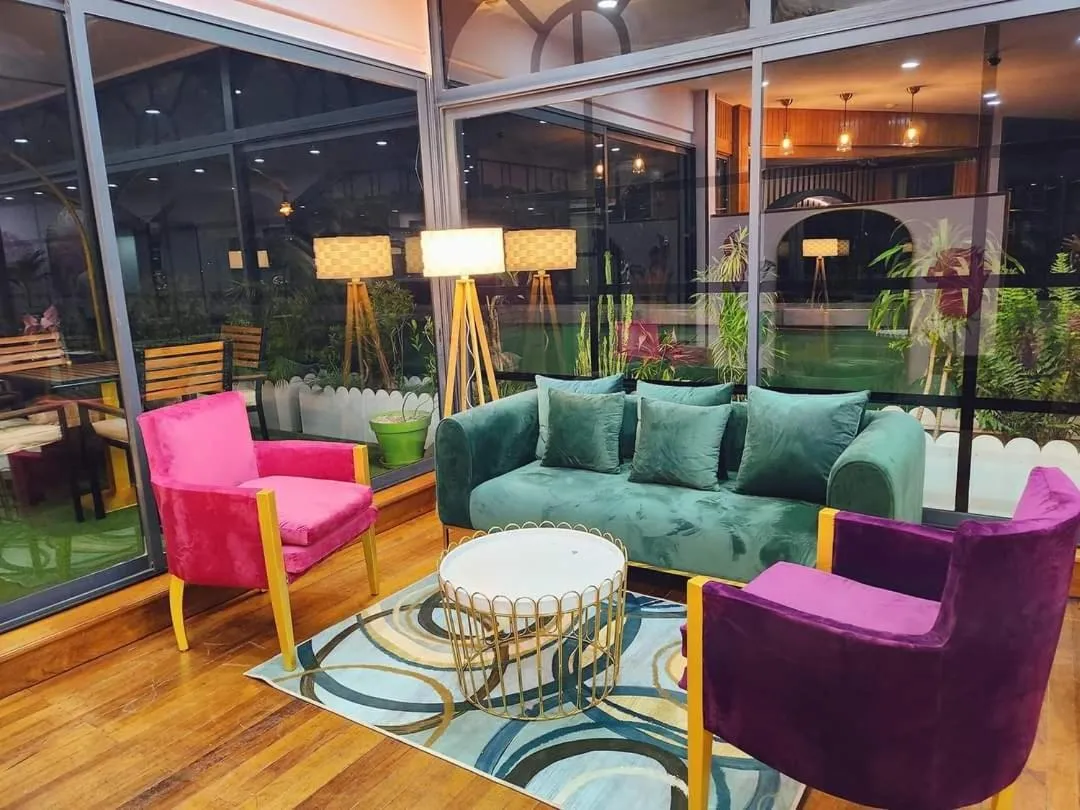 Seating area in Central Hotel Tana