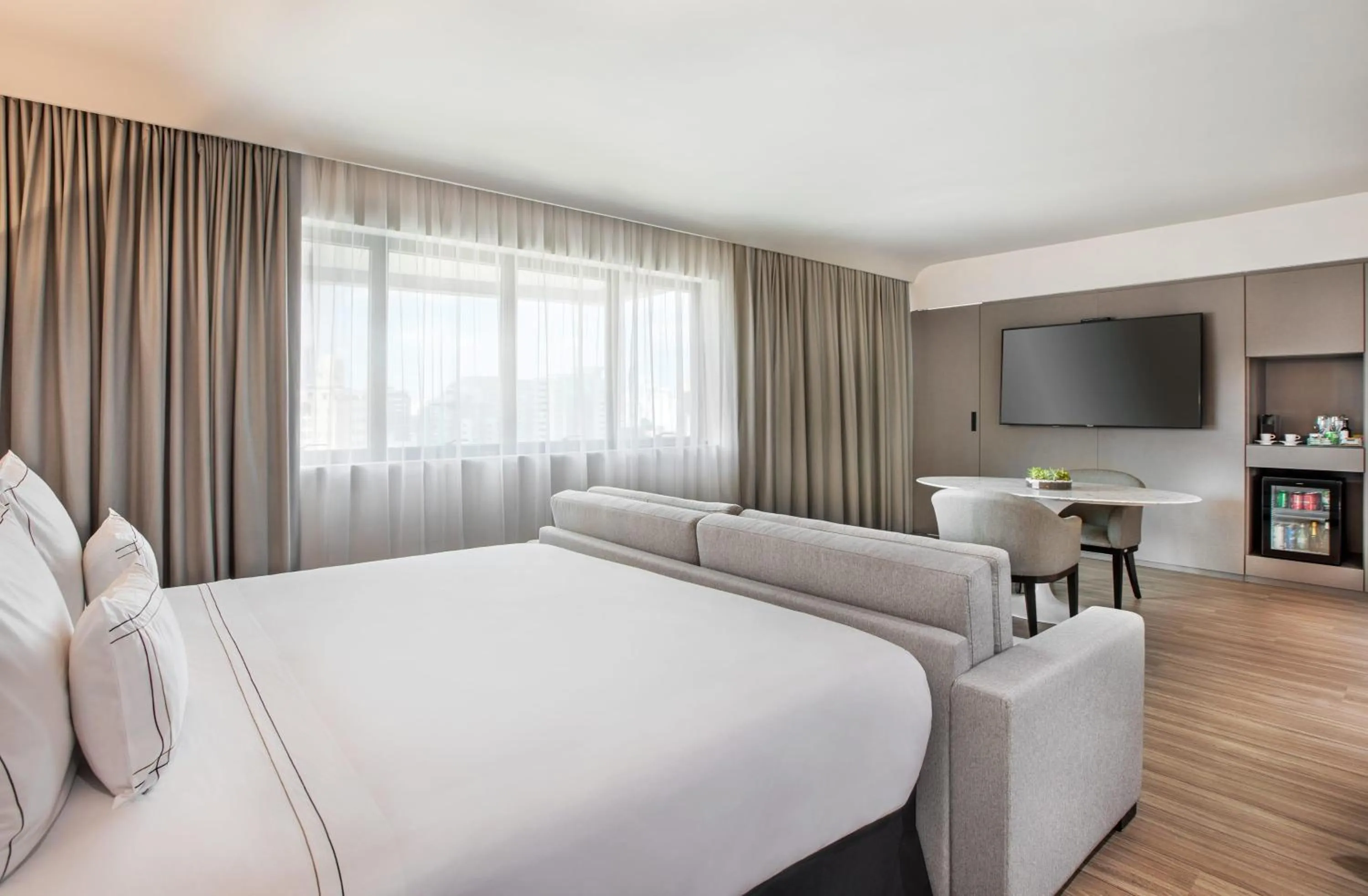 Bedroom, Bed in Meliá Ibirapuera