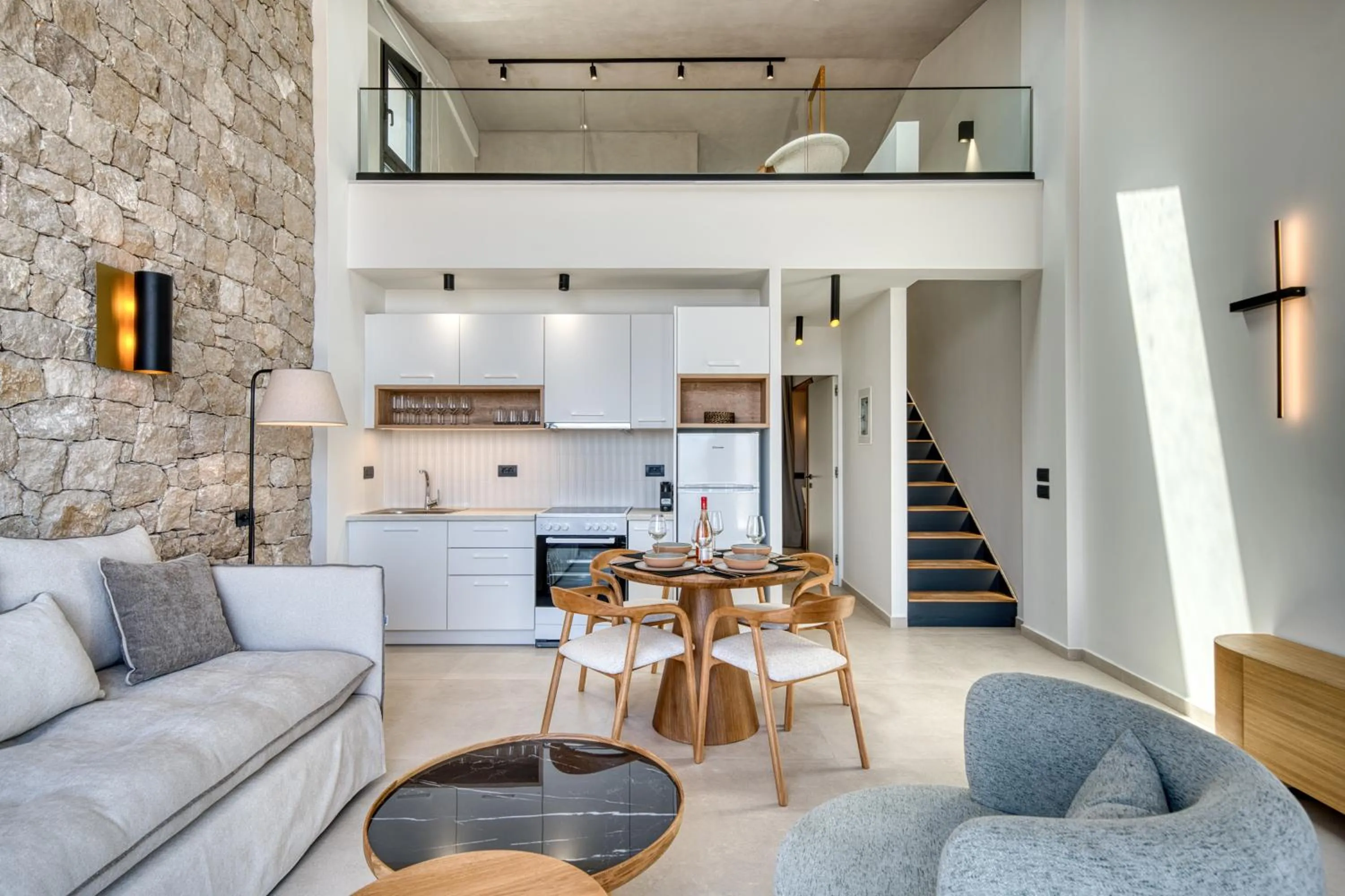 Kitchen or kitchenette in Anima Deluxe Suites