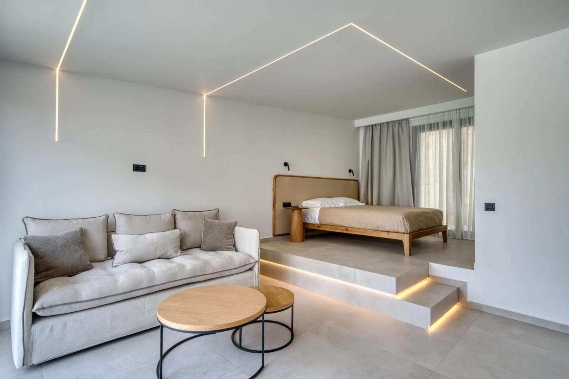 Bed in Anima Deluxe Suites