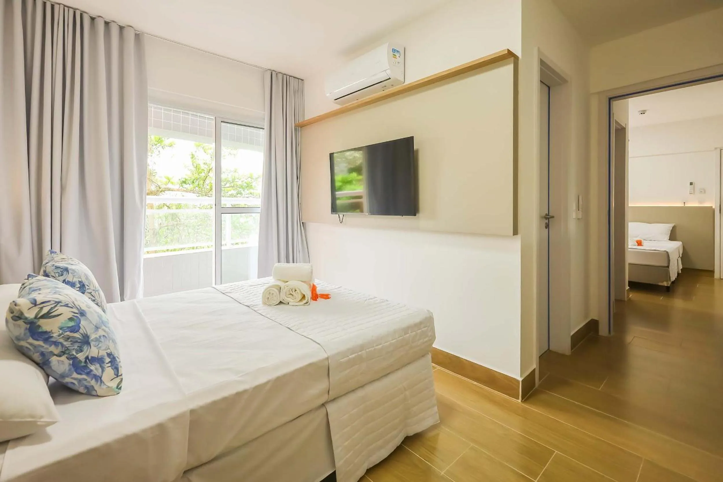 Bedroom, Bed in Tri Hotel Praia Grande