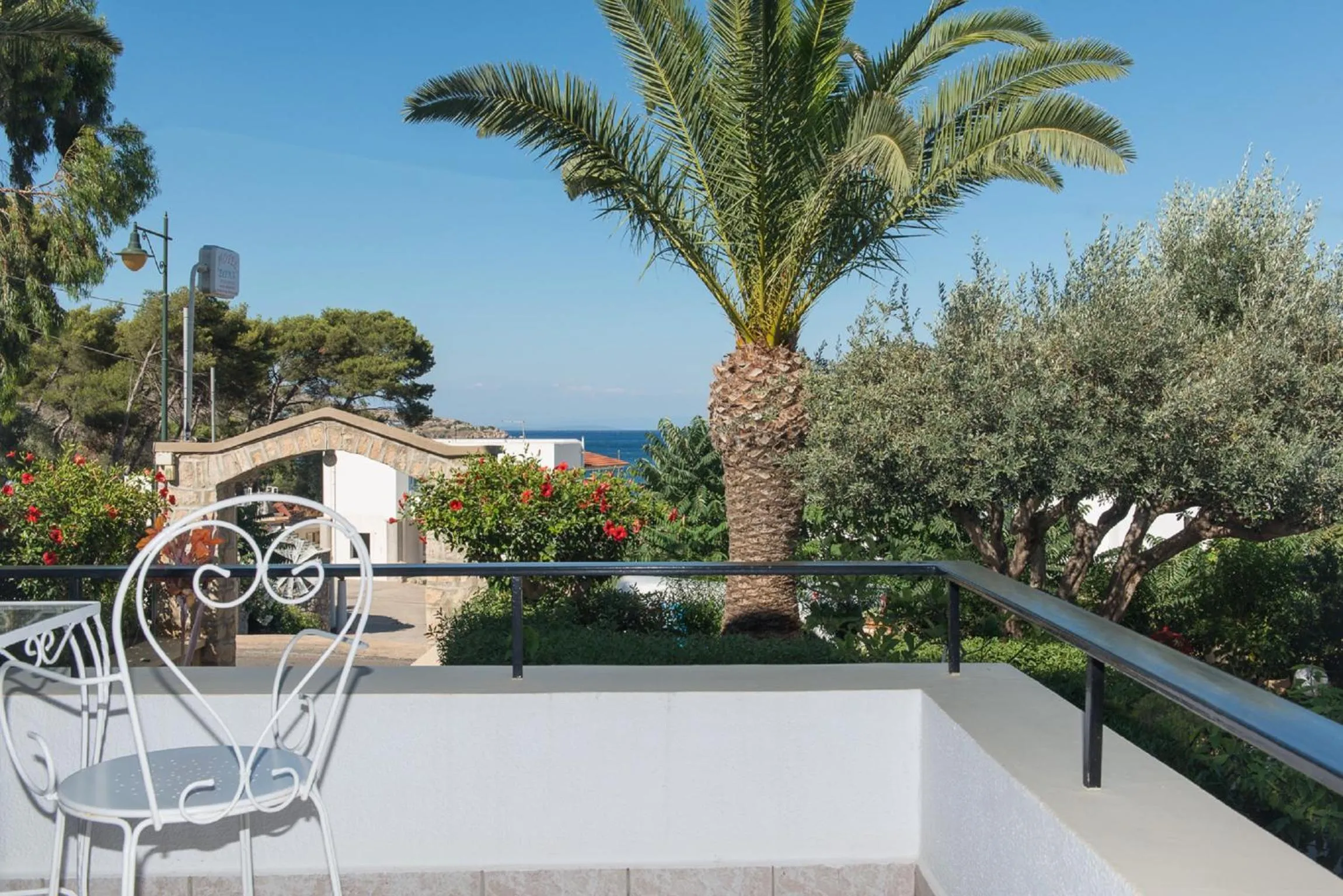 Garden view in Hotel Elena