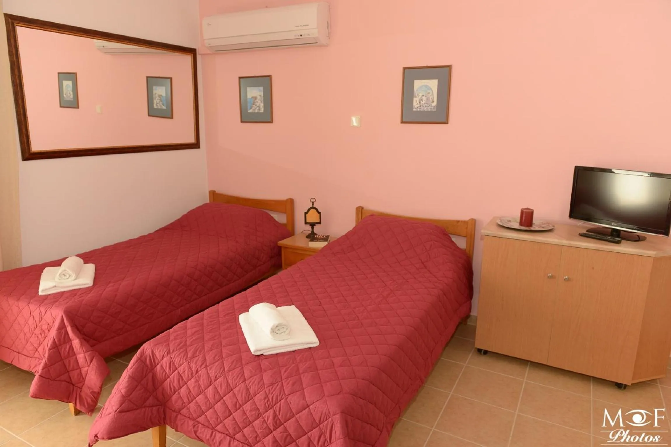 Decorative detail, Bed in Hotel Elena