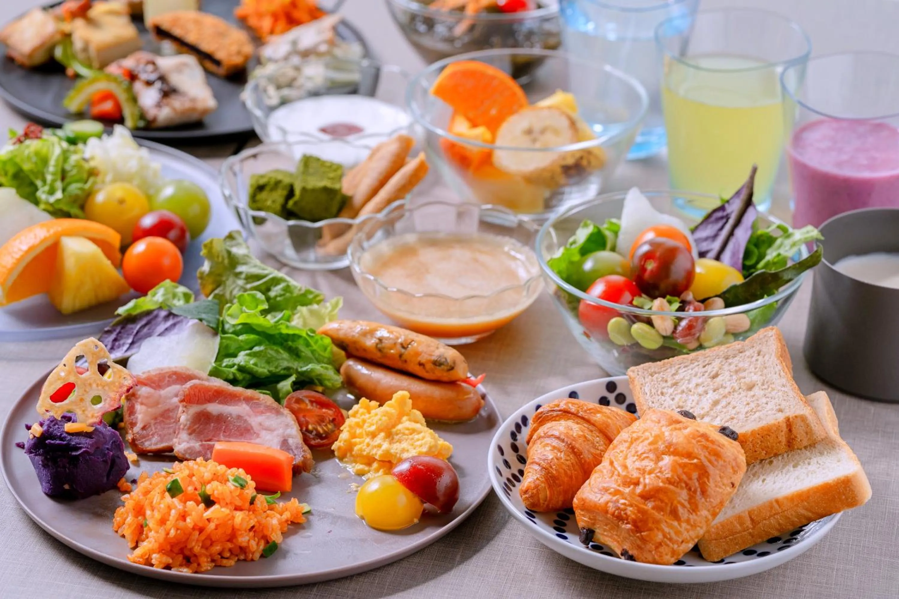 Buffet breakfast in La'gent Hotel Okinawa Naha