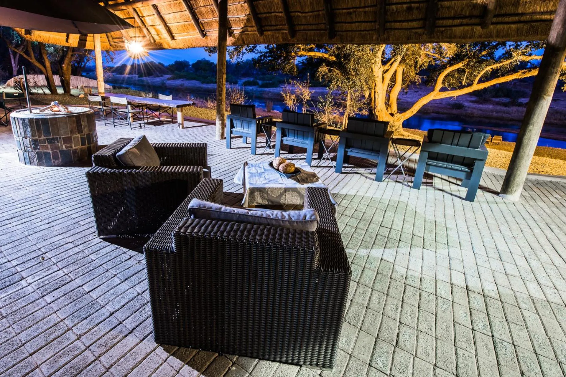 Patio in Maninghi Lodge