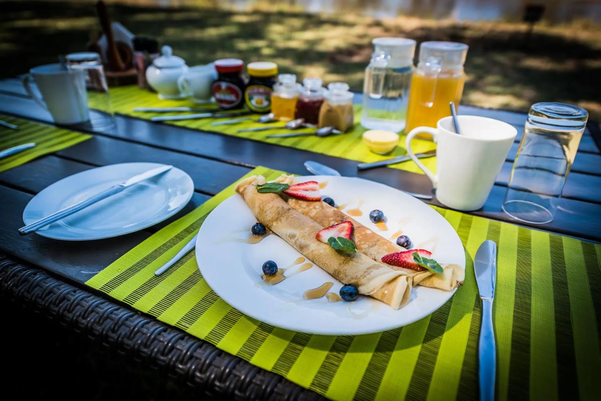 Food close-up in Maninghi Lodge