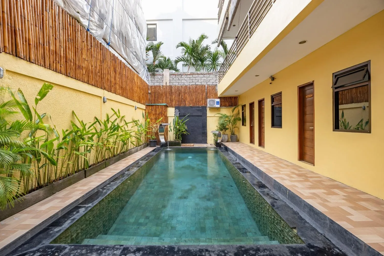 Pool view in Cove Kavana