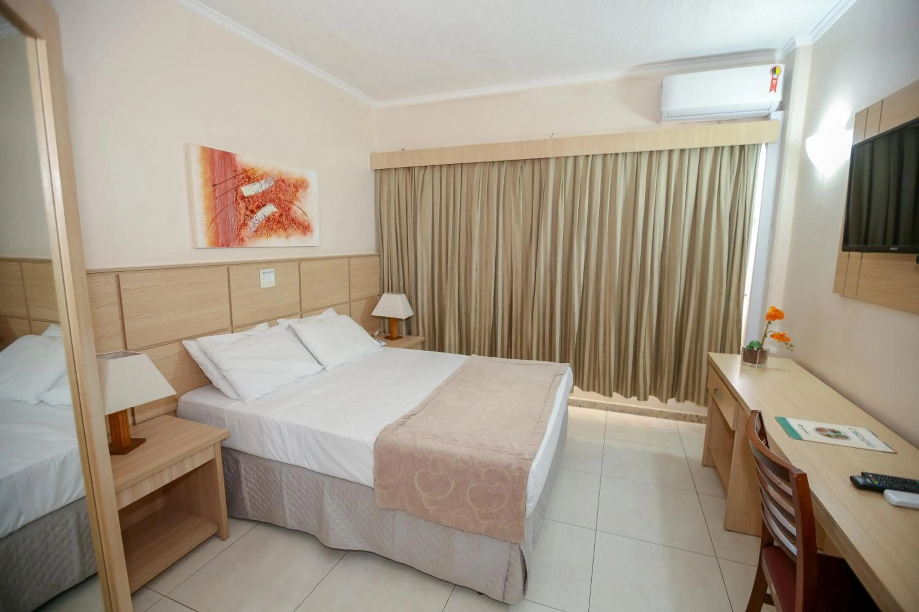 Bedroom, Bed in Hotel Nacional Inn São Carlos & Convenções