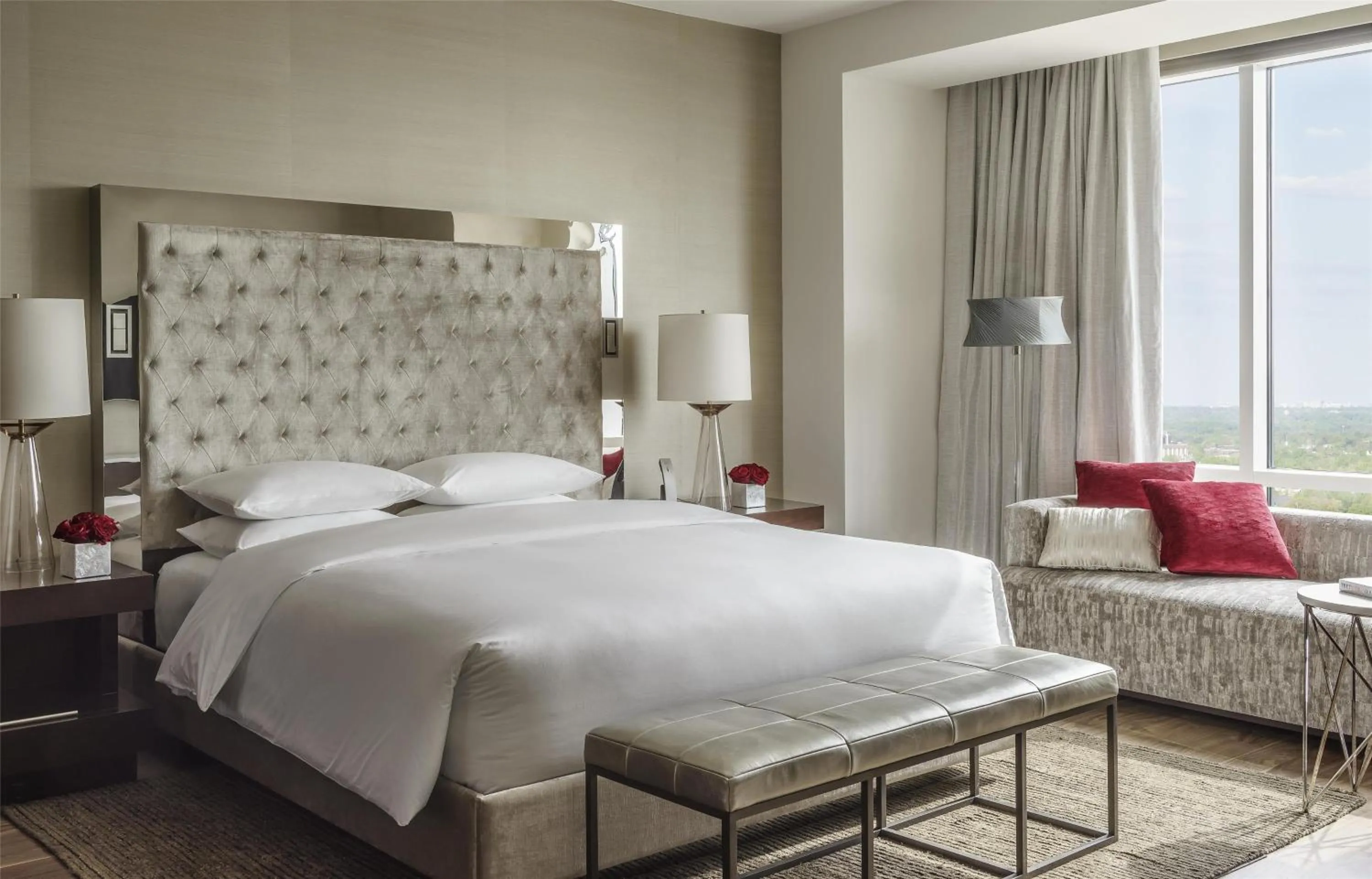 Photo of the whole room, Bed in Hyatt Regency Tysons Corner Center