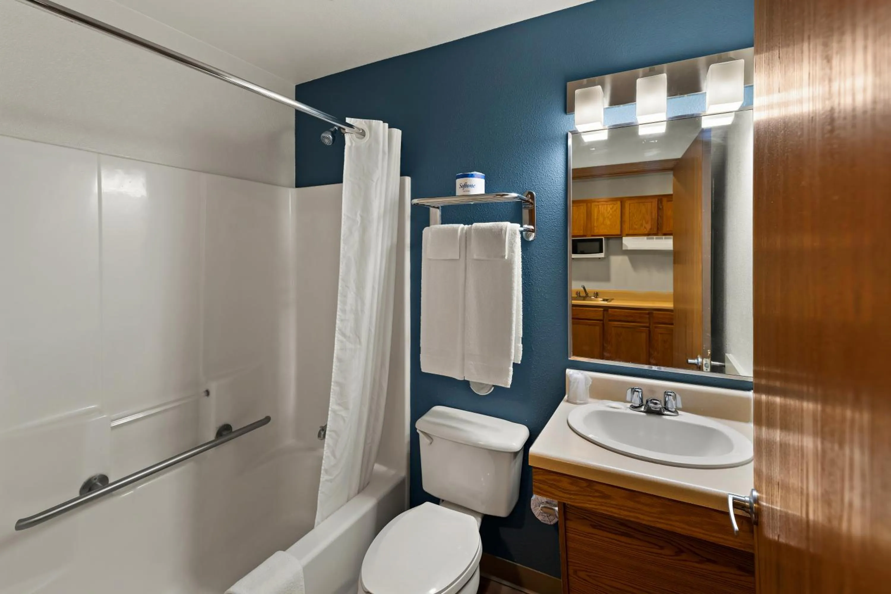 Bathroom in WoodSpring Suites El Paso