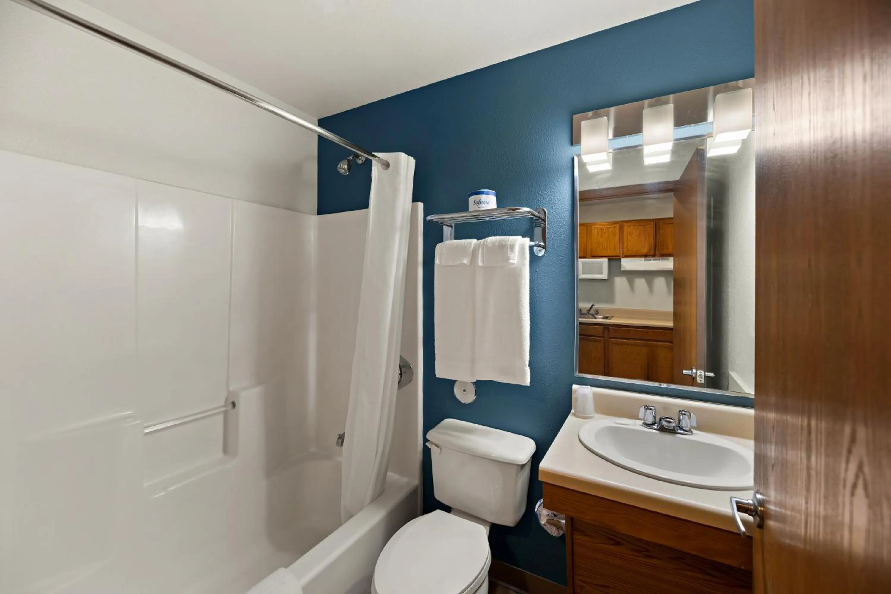 Bathroom in WoodSpring Suites El Paso