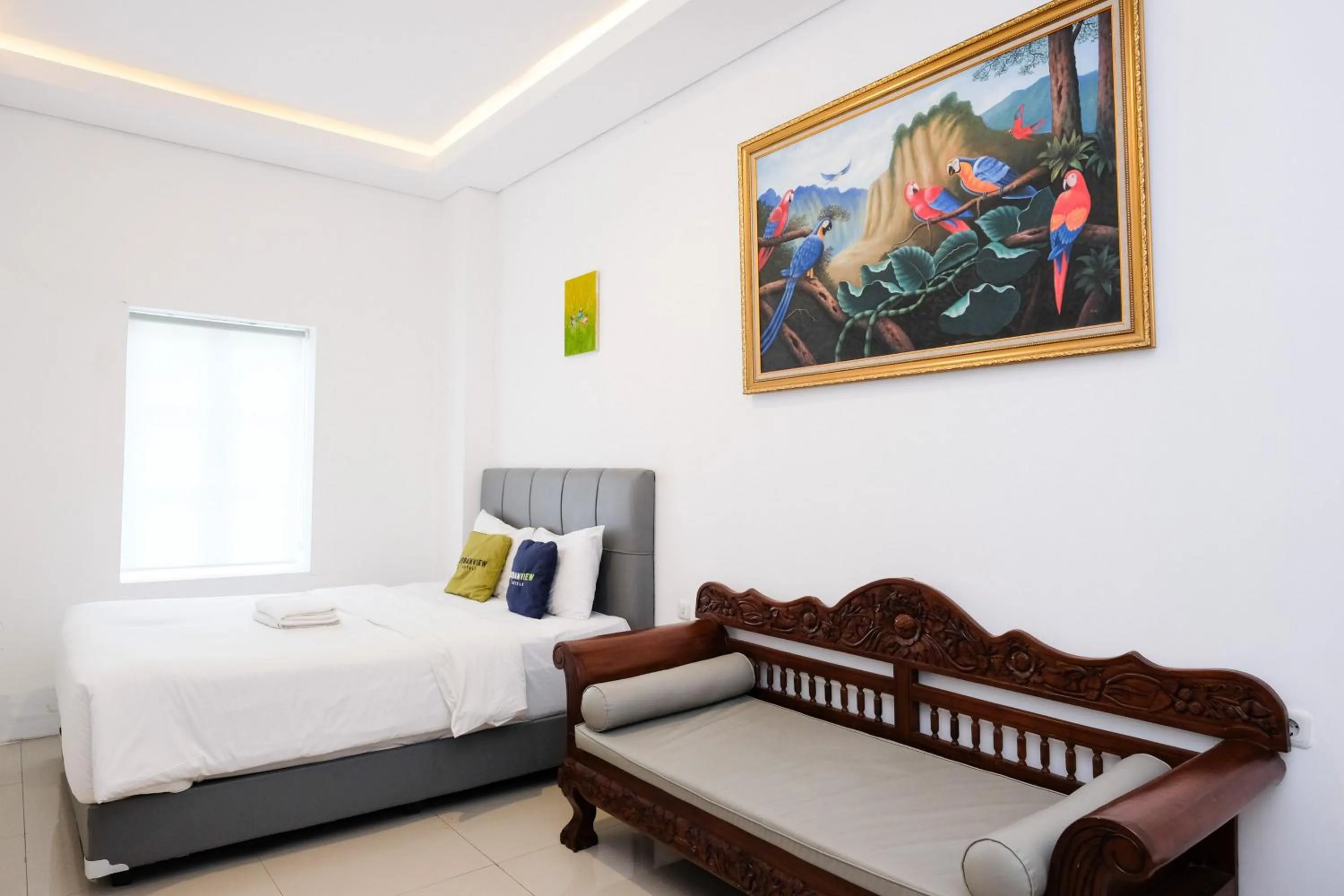 Bedroom, Bed in Urbanview Hotel Dommy Yogyakarta by RedDoorz