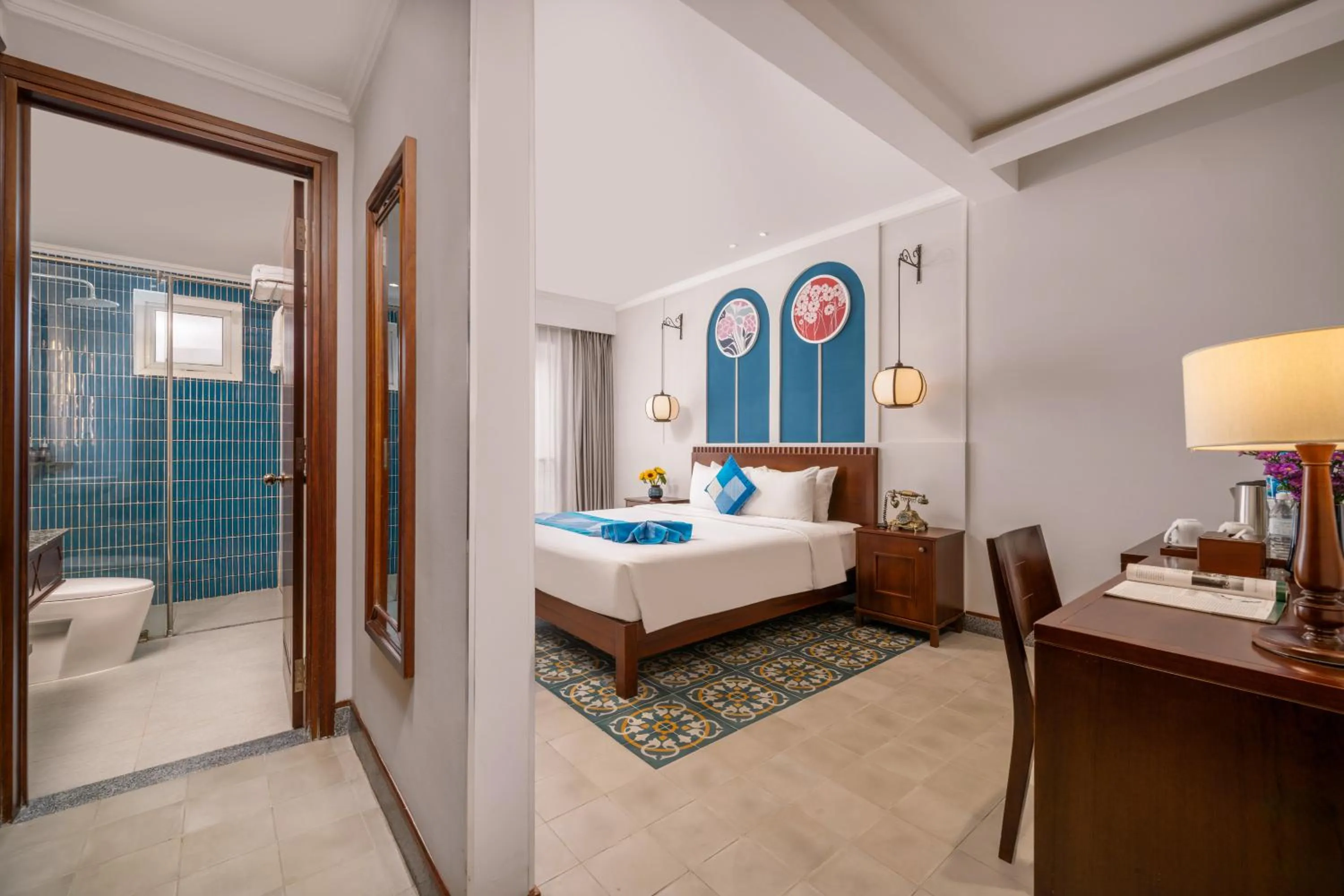 Bed in Lantana Boutique Hoi An Hotel