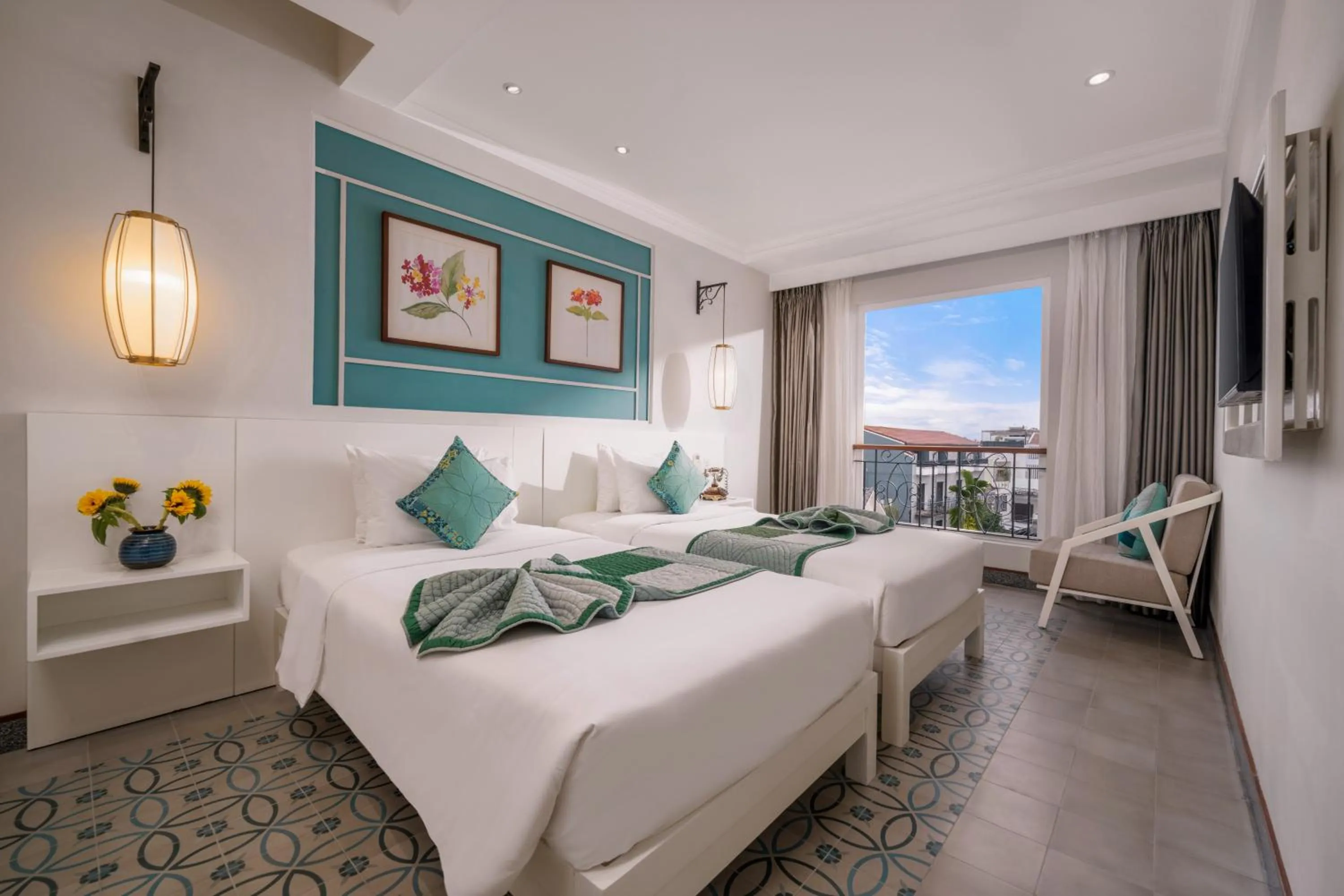 Bed in Lantana Boutique Hoi An Hotel