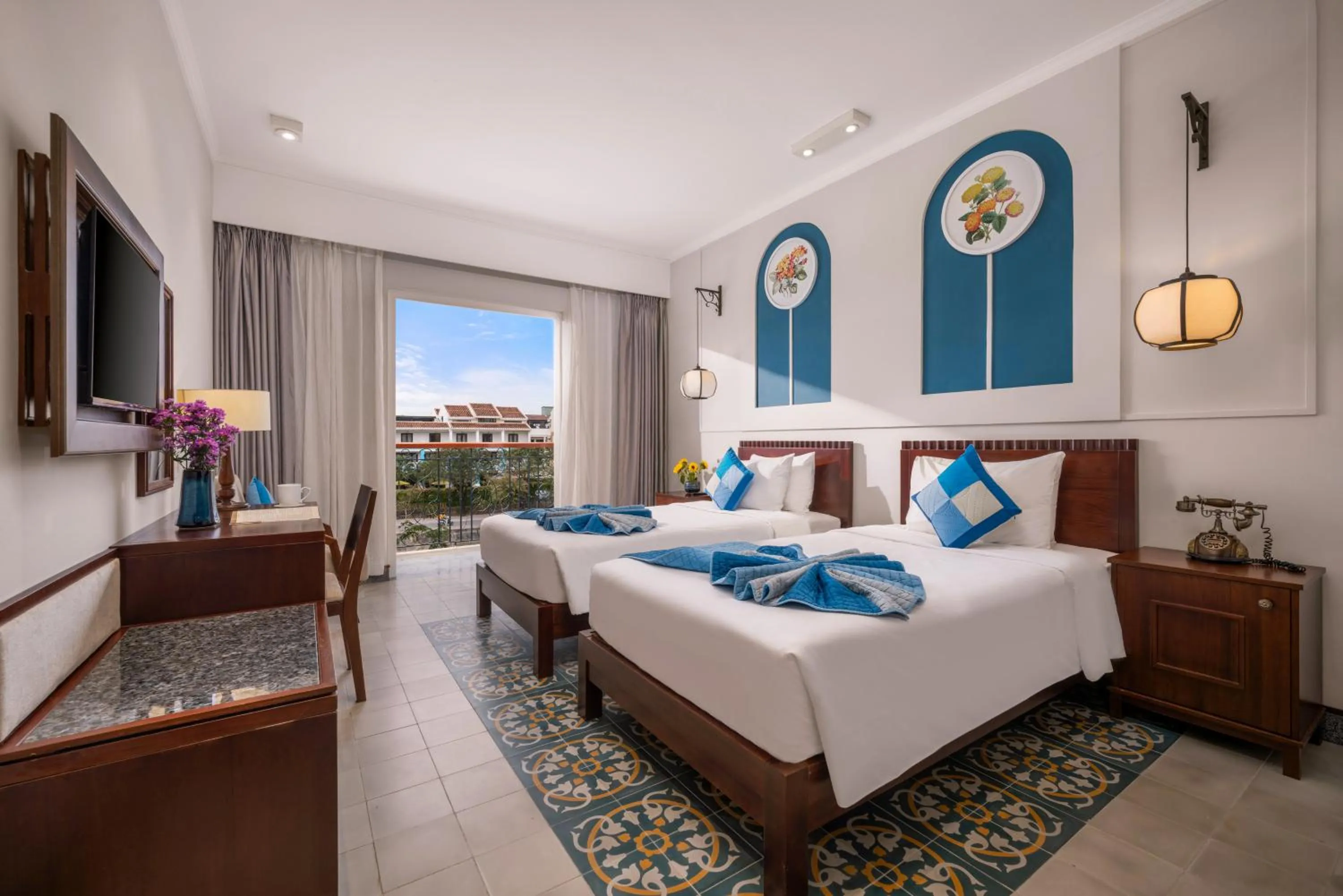 Bed in Lantana Boutique Hoi An Hotel