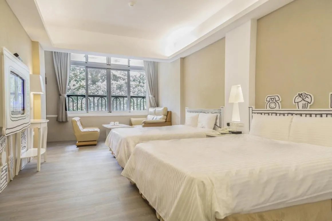 Bed in Ming Shan Resort