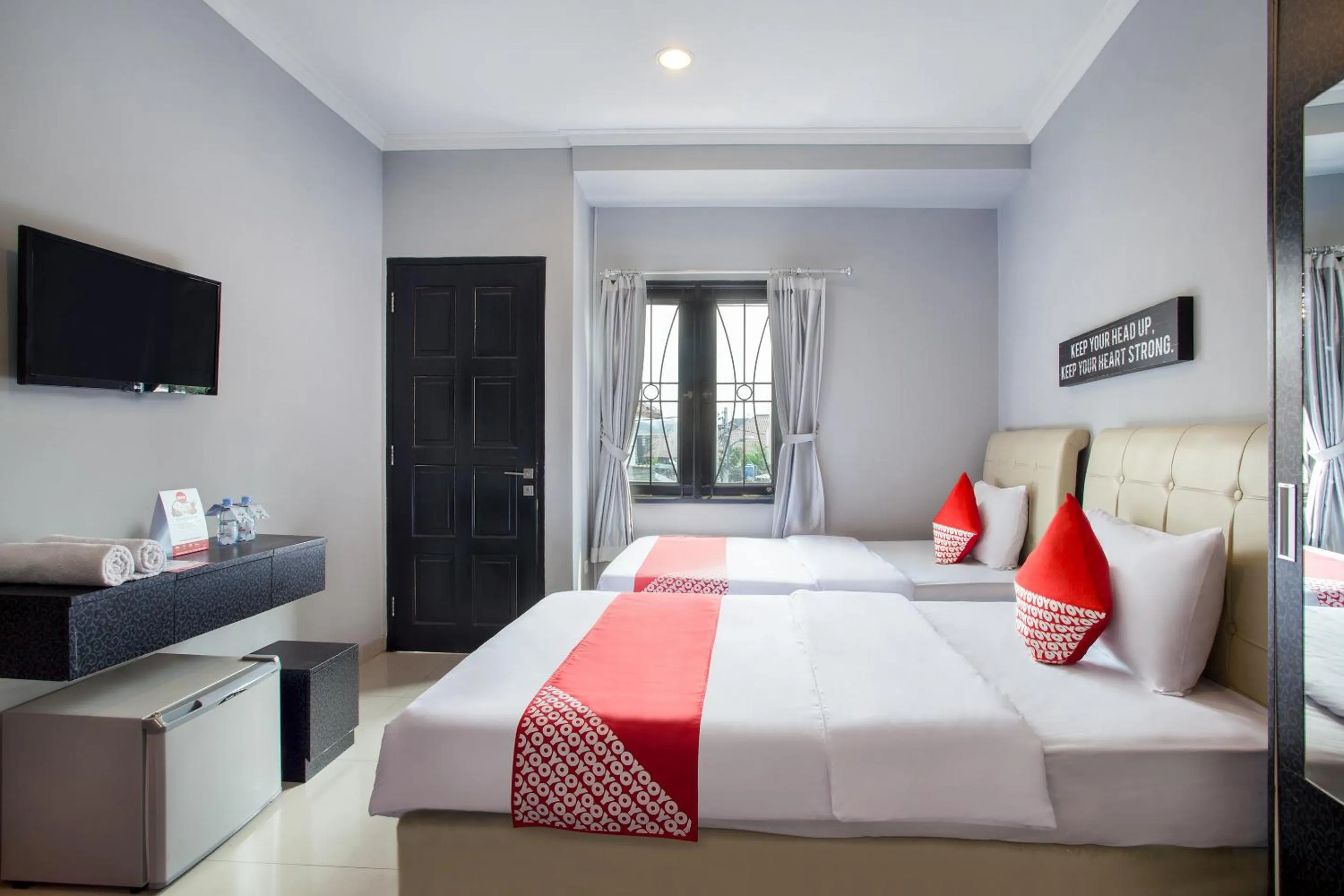 Photo of the whole room, Bed in Collection O Pondok Indah Near Gandaria City Formerly Lamaison Residence