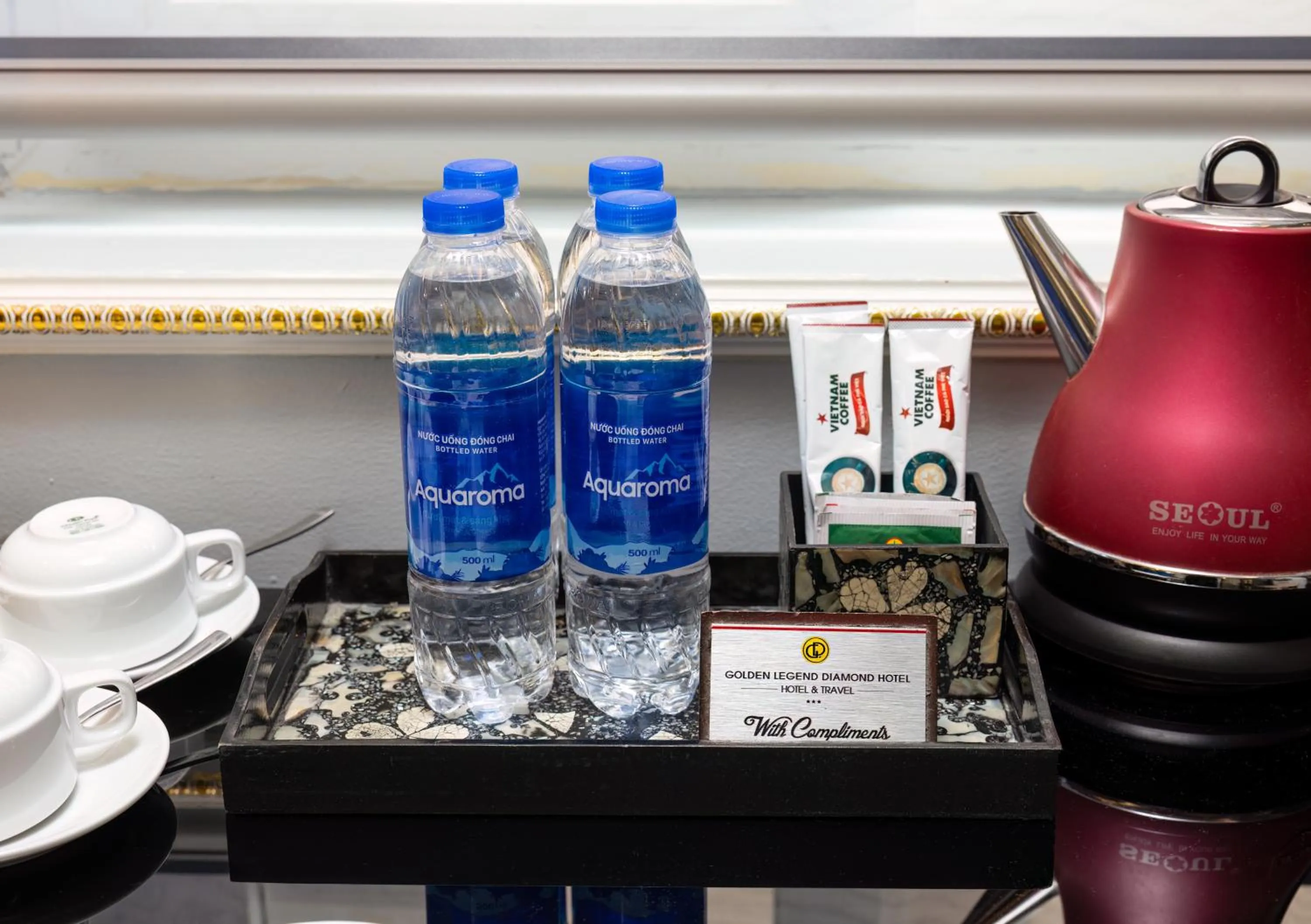Coffee/tea facilities in Golden Amour Hotel