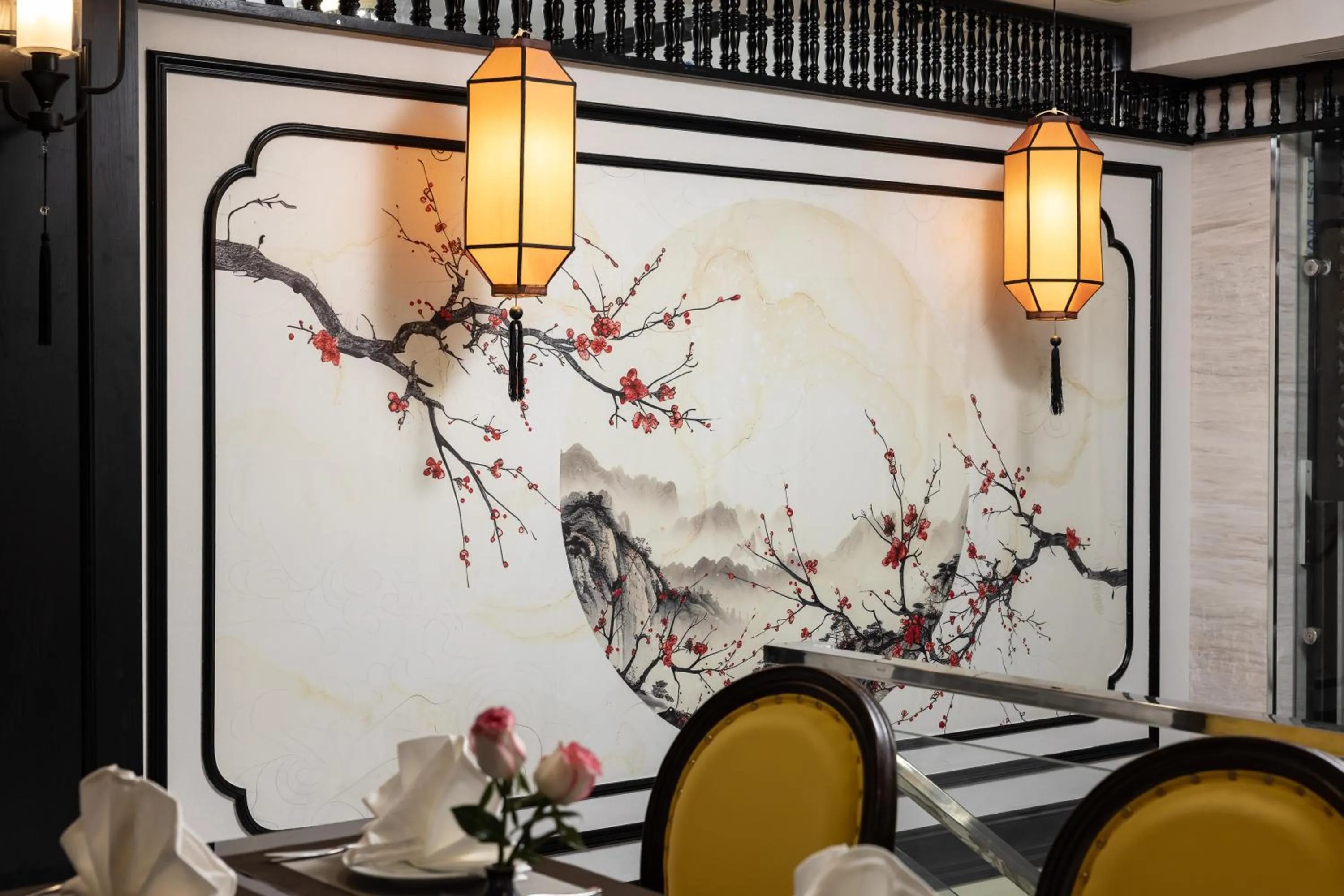 Decorative detail in Golden Amour Hotel