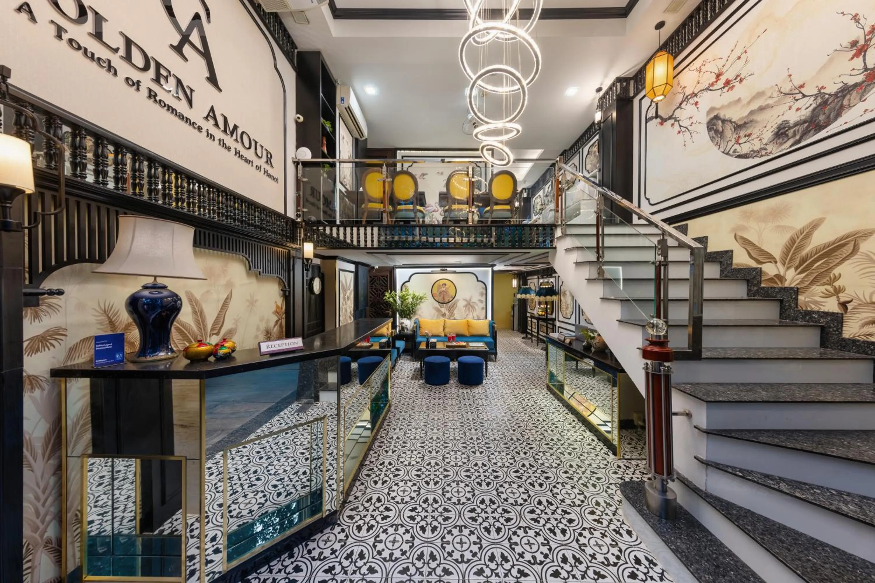 Lobby or reception in Golden Amour Hotel