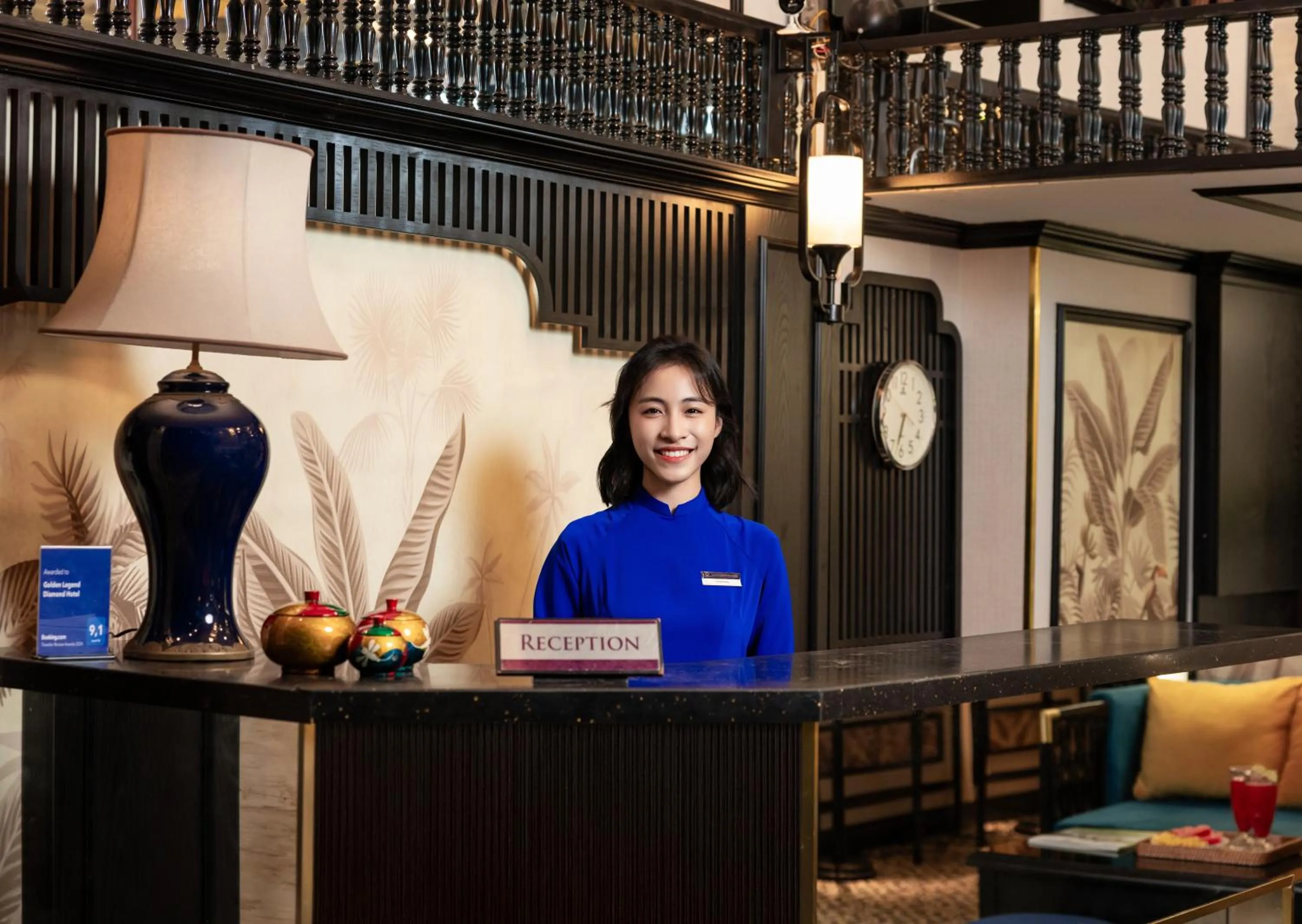 Lobby or reception in Golden Amour Hotel