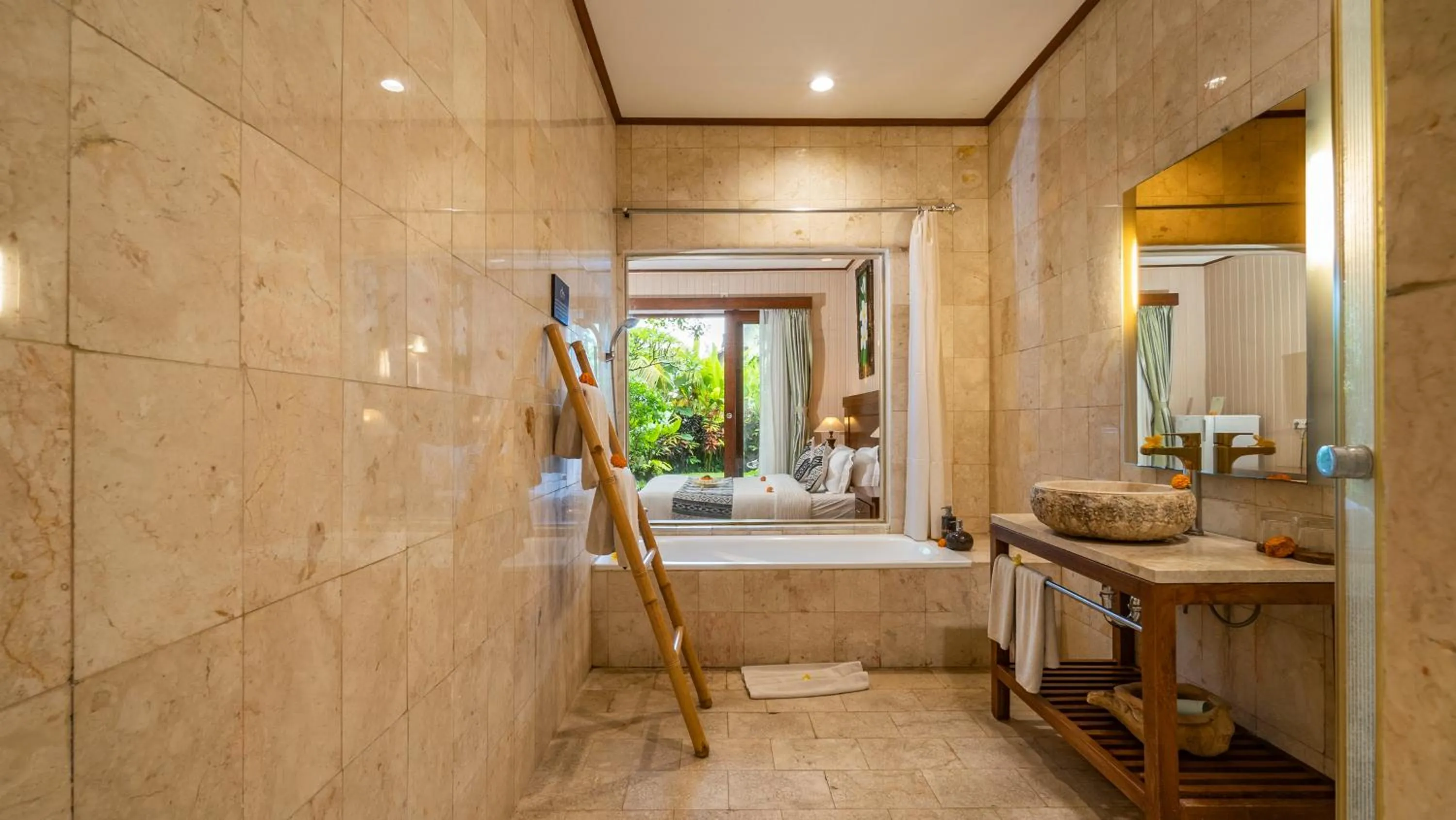 Bathroom in Gita Maha Ubud Hotel by Mahaputra-CHSE Certified