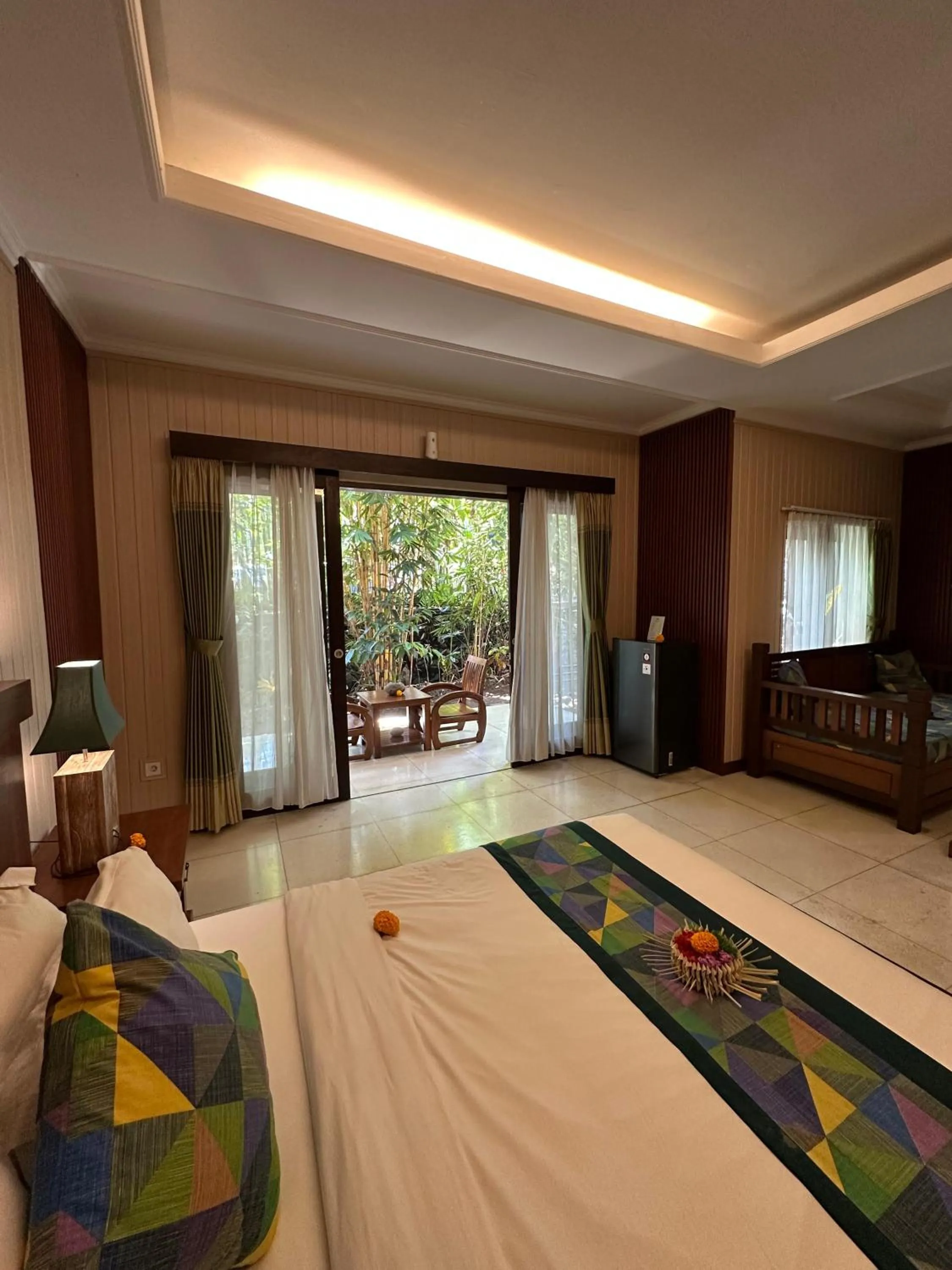 Bed in Gita Maha Ubud Hotel by Mahaputra-CHSE Certified