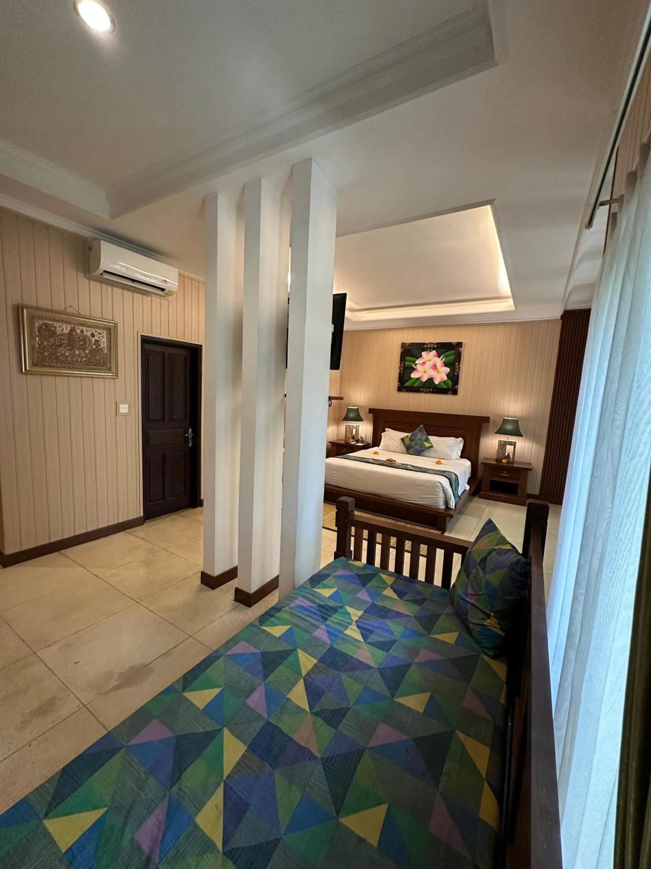 Bed in Gita Maha Ubud Hotel by Mahaputra-CHSE Certified