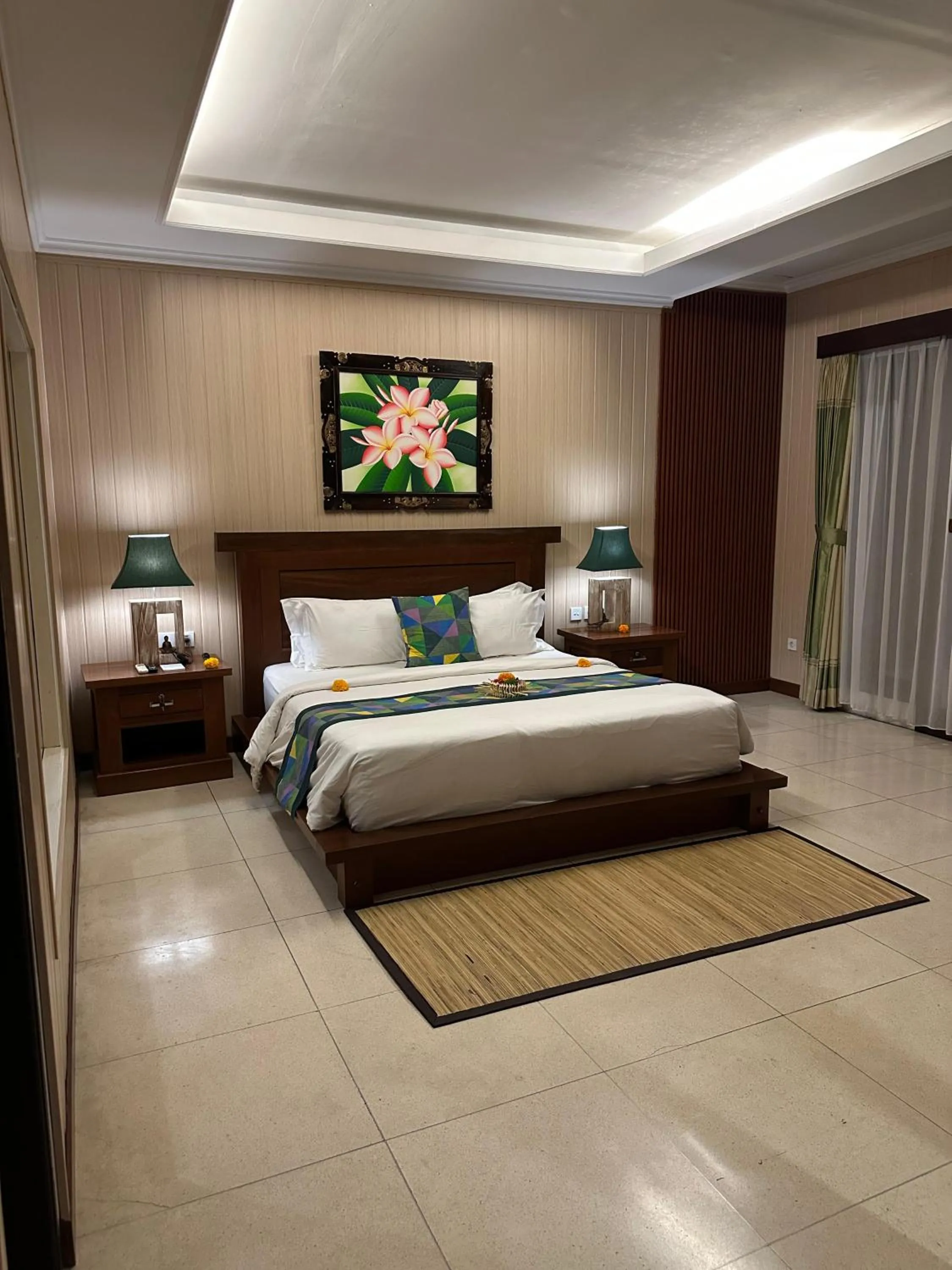 Bed in Gita Maha Ubud Hotel by Mahaputra-CHSE Certified