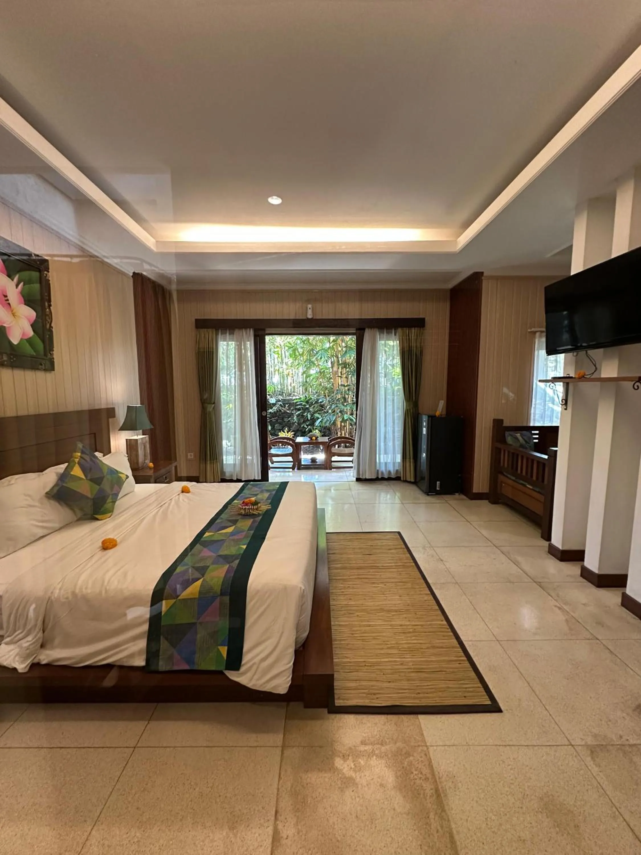 Bed in Gita Maha Ubud Hotel by Mahaputra-CHSE Certified