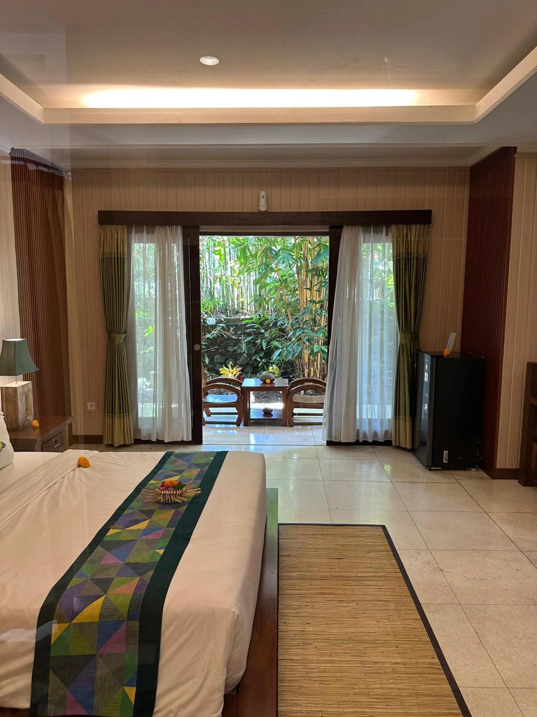 Bed in Gita Maha Ubud Hotel by Mahaputra-CHSE Certified