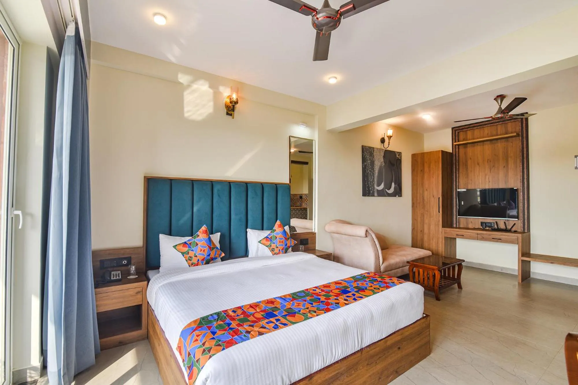 Bed in Jingle Tree Resort in Arambol