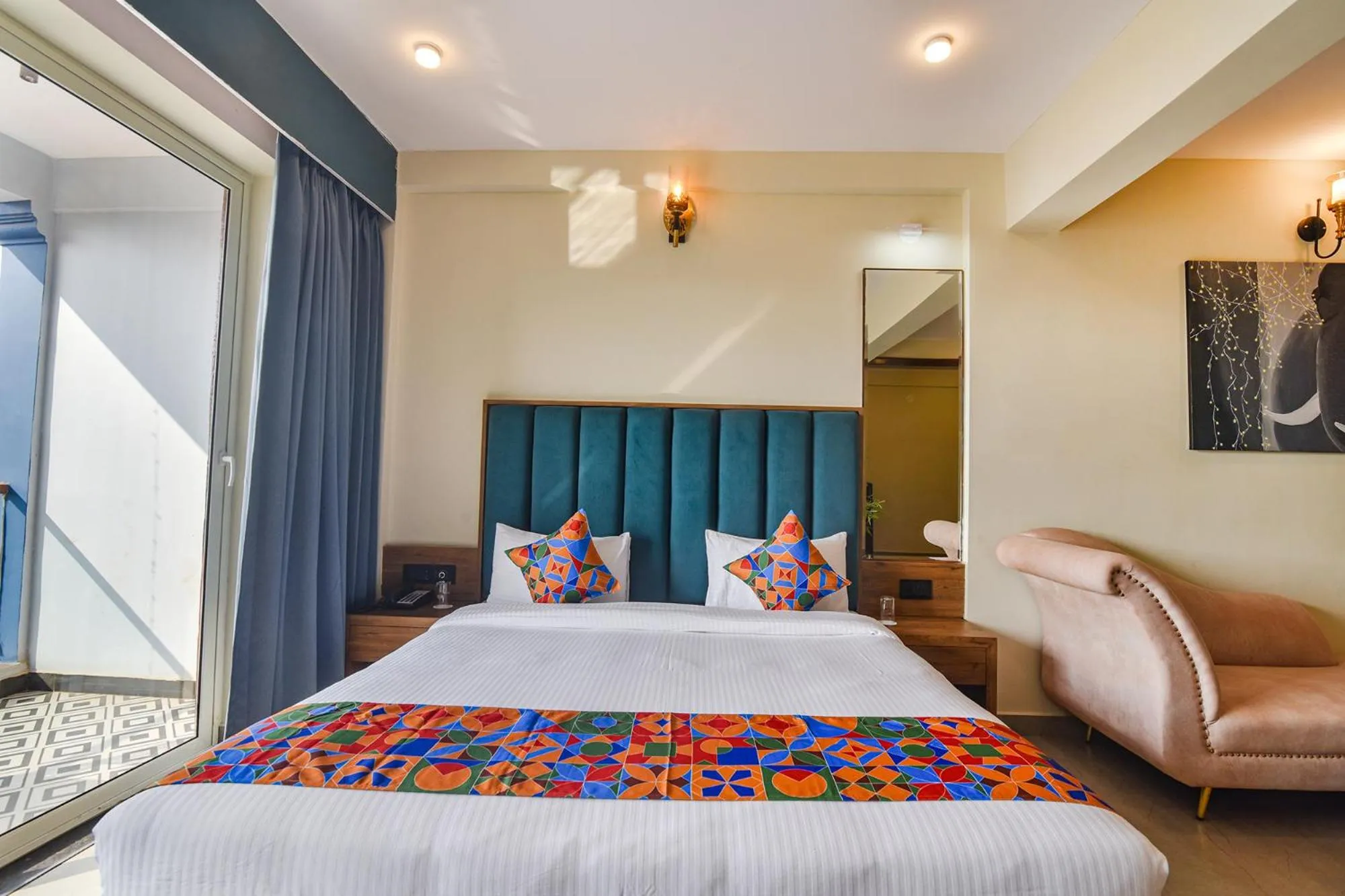 Bed in Jingle Tree Resort in Arambol