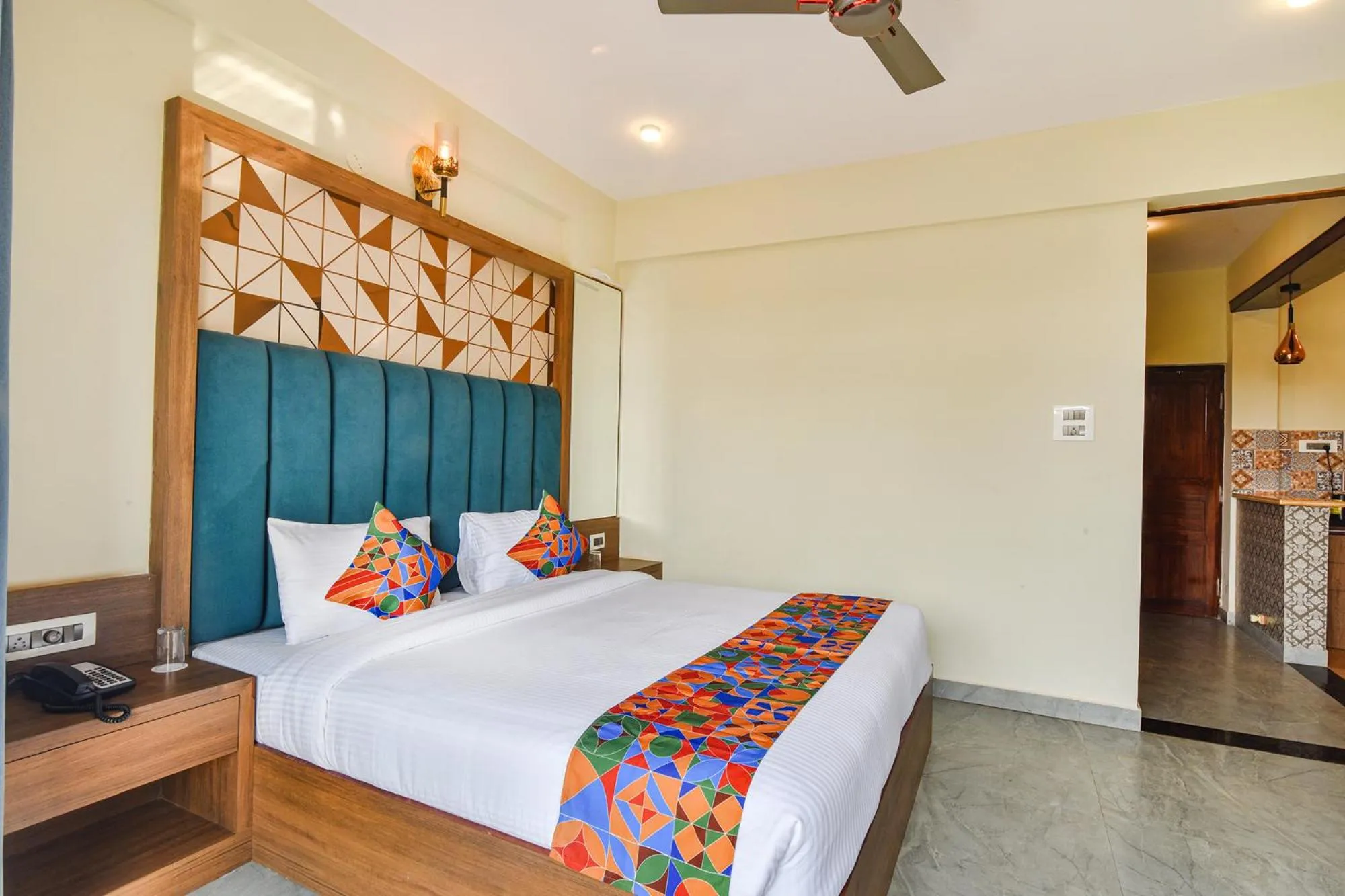 Bed in Jingle Tree Resort in Arambol