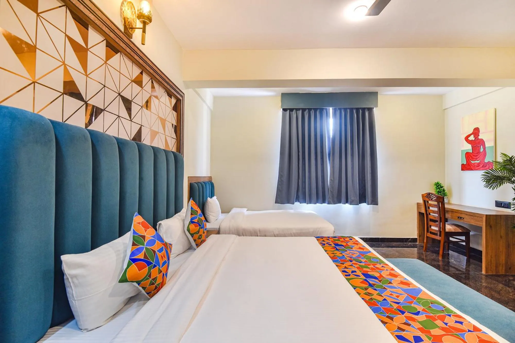 Bed in Jingle Tree Resort in Arambol