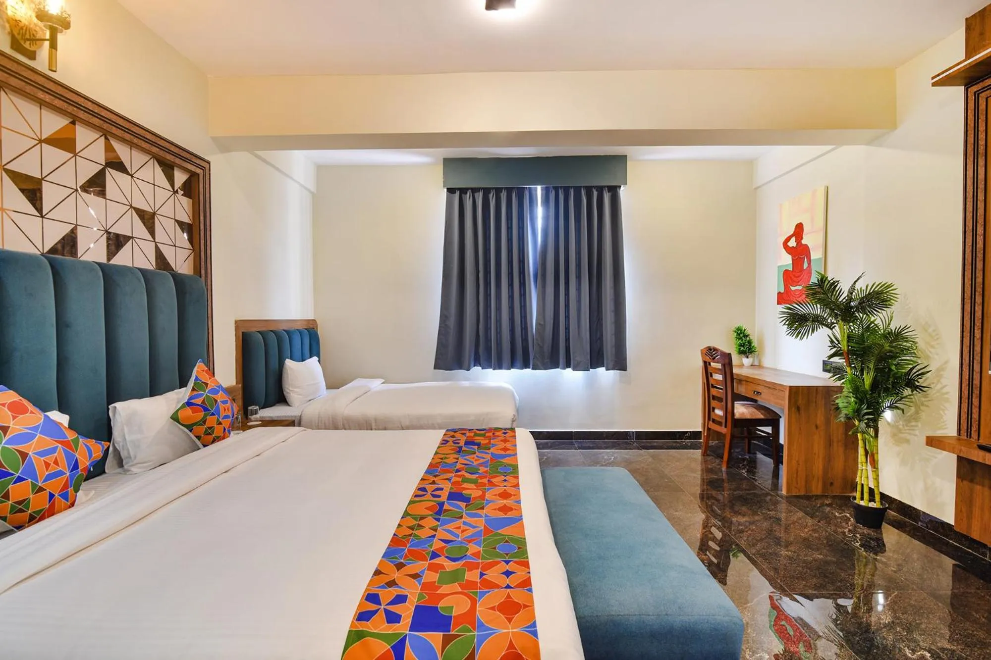 Bed in Jingle Tree Resort in Arambol